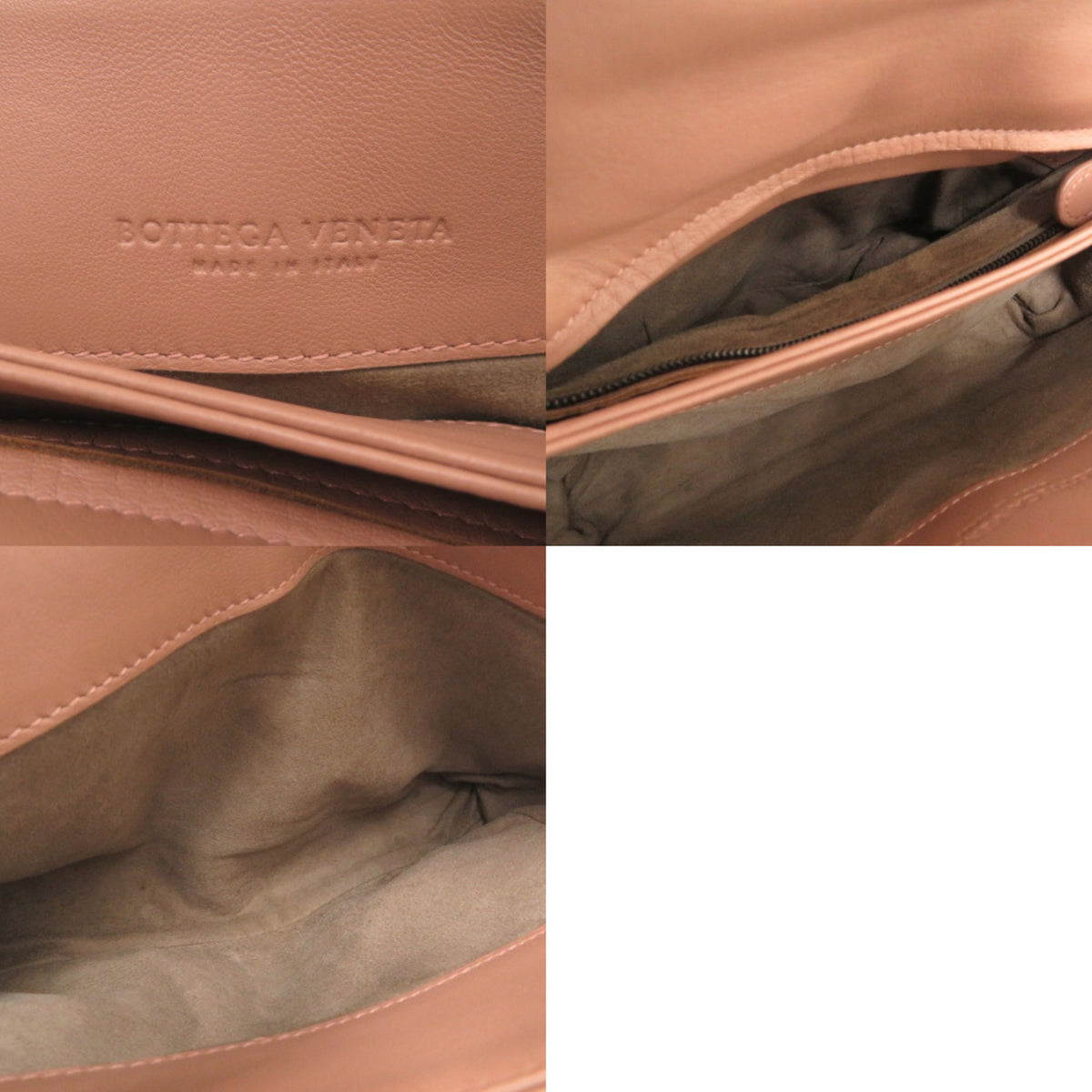 Bottega Veneta Intrecciato Pink Intrecciato Shoulder Bag (Pre-Owned)