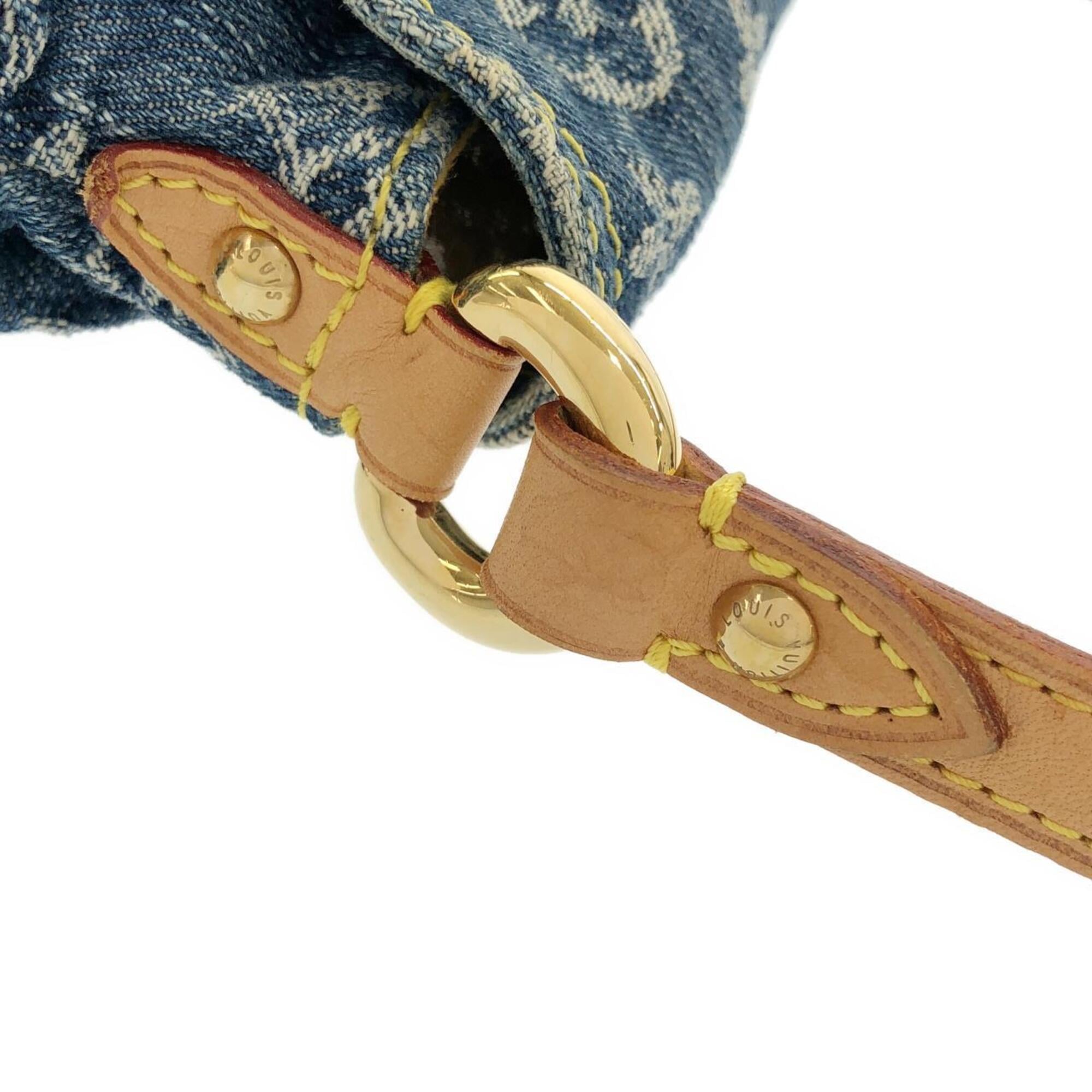 Louis Vuitton Blue Denim Shoulder Bag (Pre-Owned)