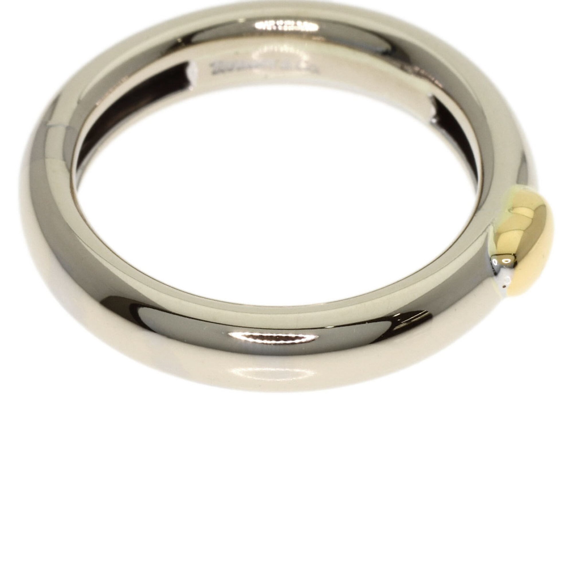 Tiffany Yellow Gold (18K) White Gold (18K) Band Ring (Pre-Owned)
