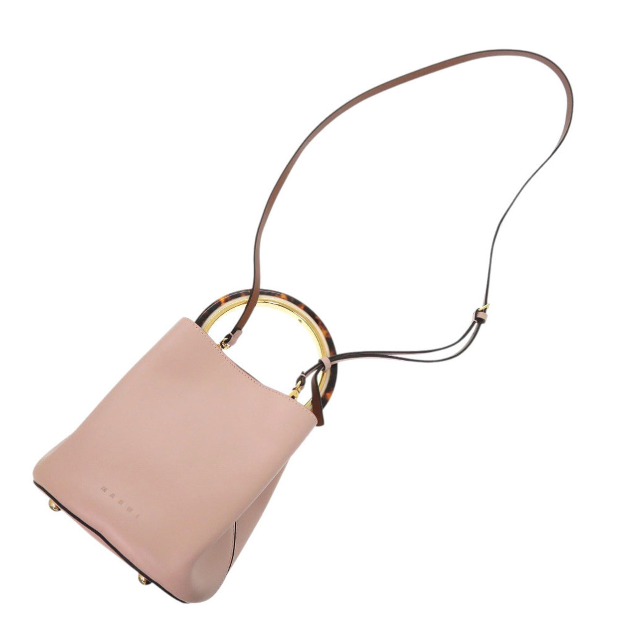 Marni Pink Leather Handbag (Pre-Owned)