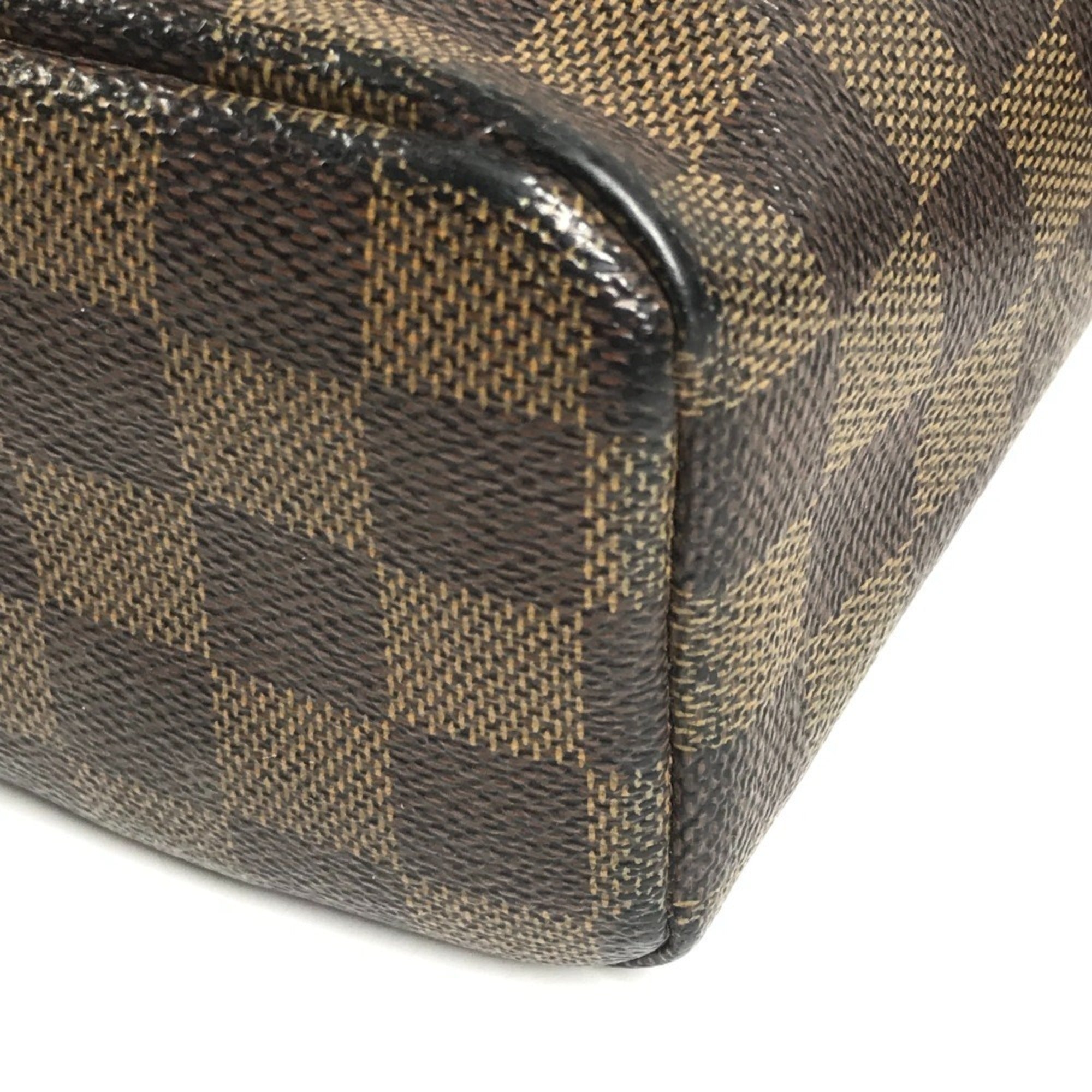 Louis Vuitton Brown Ebene Damier Canvas Pochette Shoulder Bag (Pre-Owned)