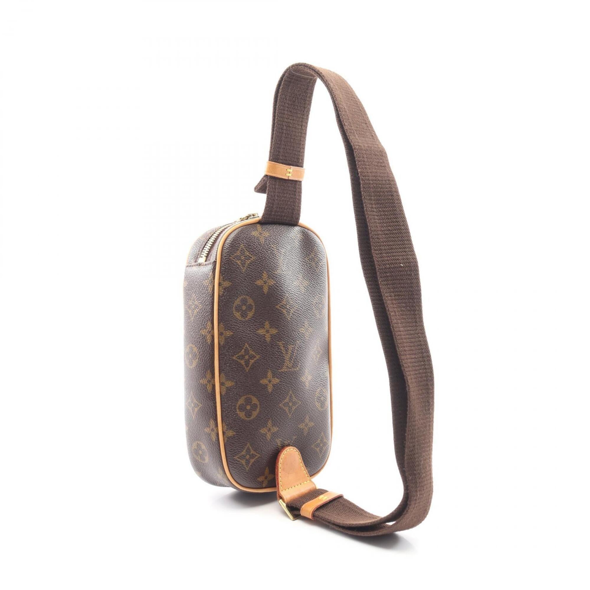 Louis Vuitton Brown Monogram Coated Canvas Leather Fanny Pack Sling Bag (Pre-Owned)