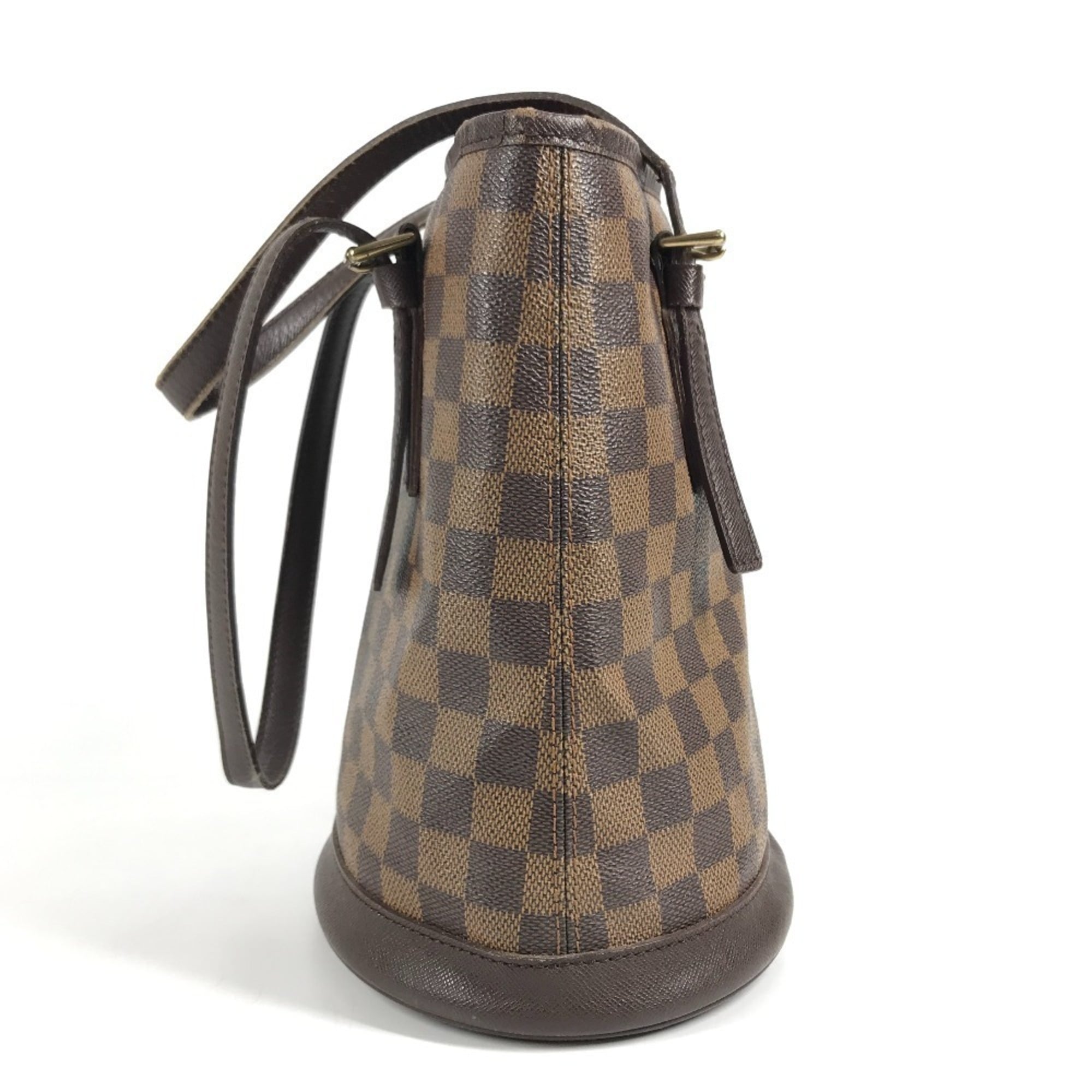 Louis Vuitton Brown Damier Canvas Ebene Galle Damier Graphite Pouch Shoulder Bag Tote Bag (Pre-Owned)