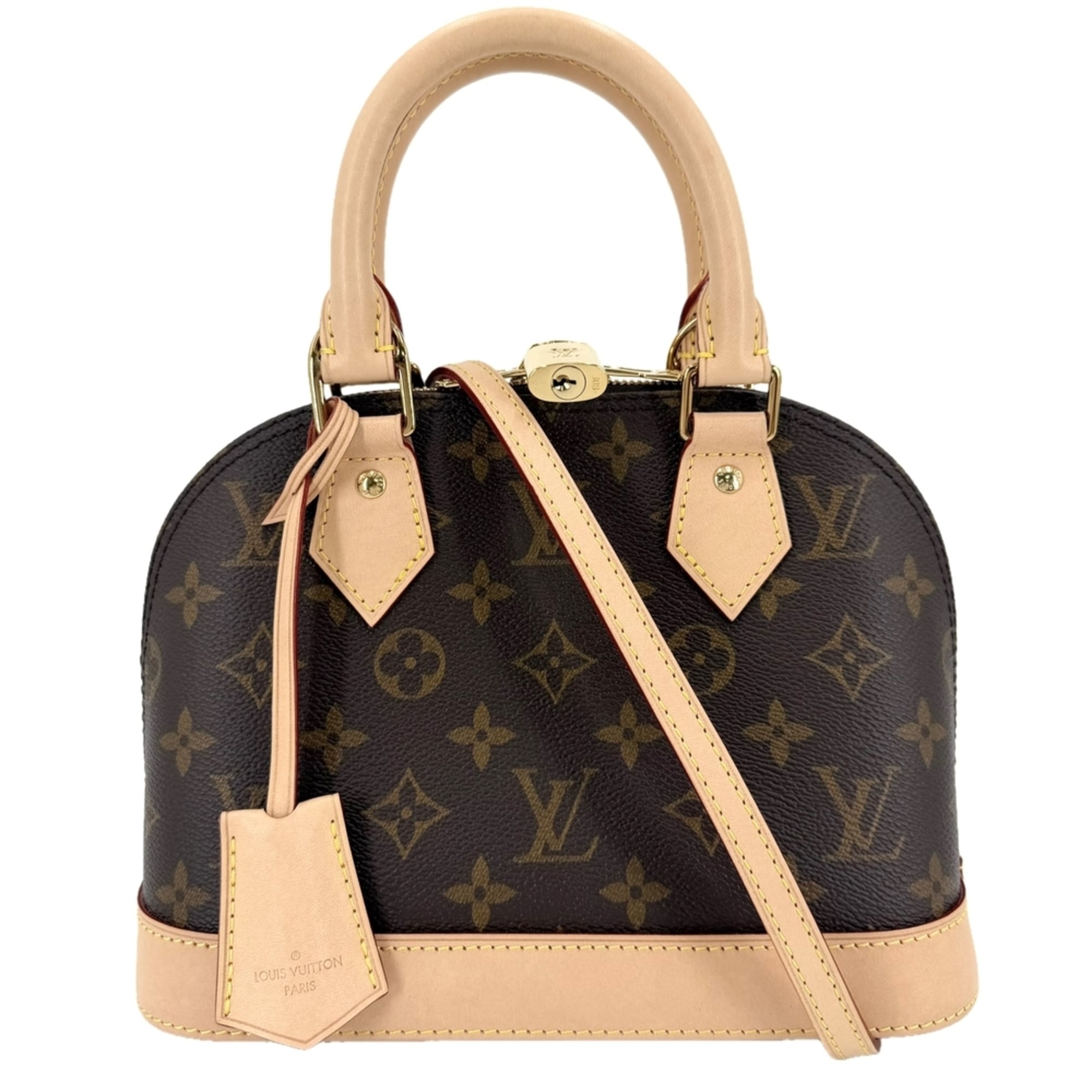 Louis Vuitton Brown Monogram White Monogram Canvas Handbag Shoulder Bag (Pre-Owned)