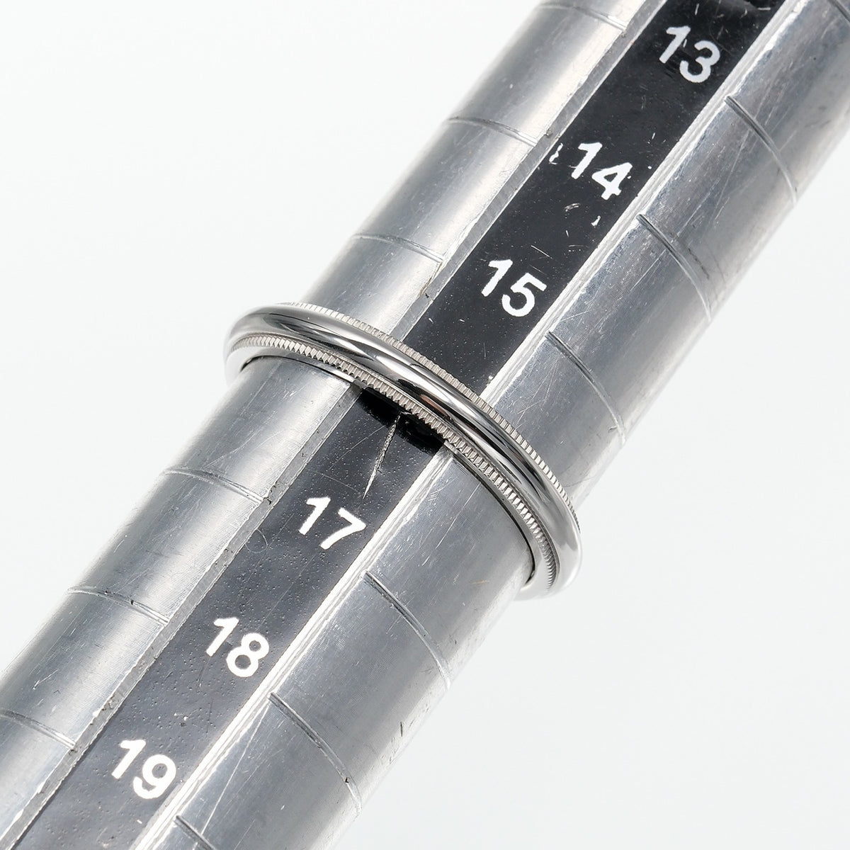 Tiffany Silver Platinum 950 Band Ring (Pre-Owned)