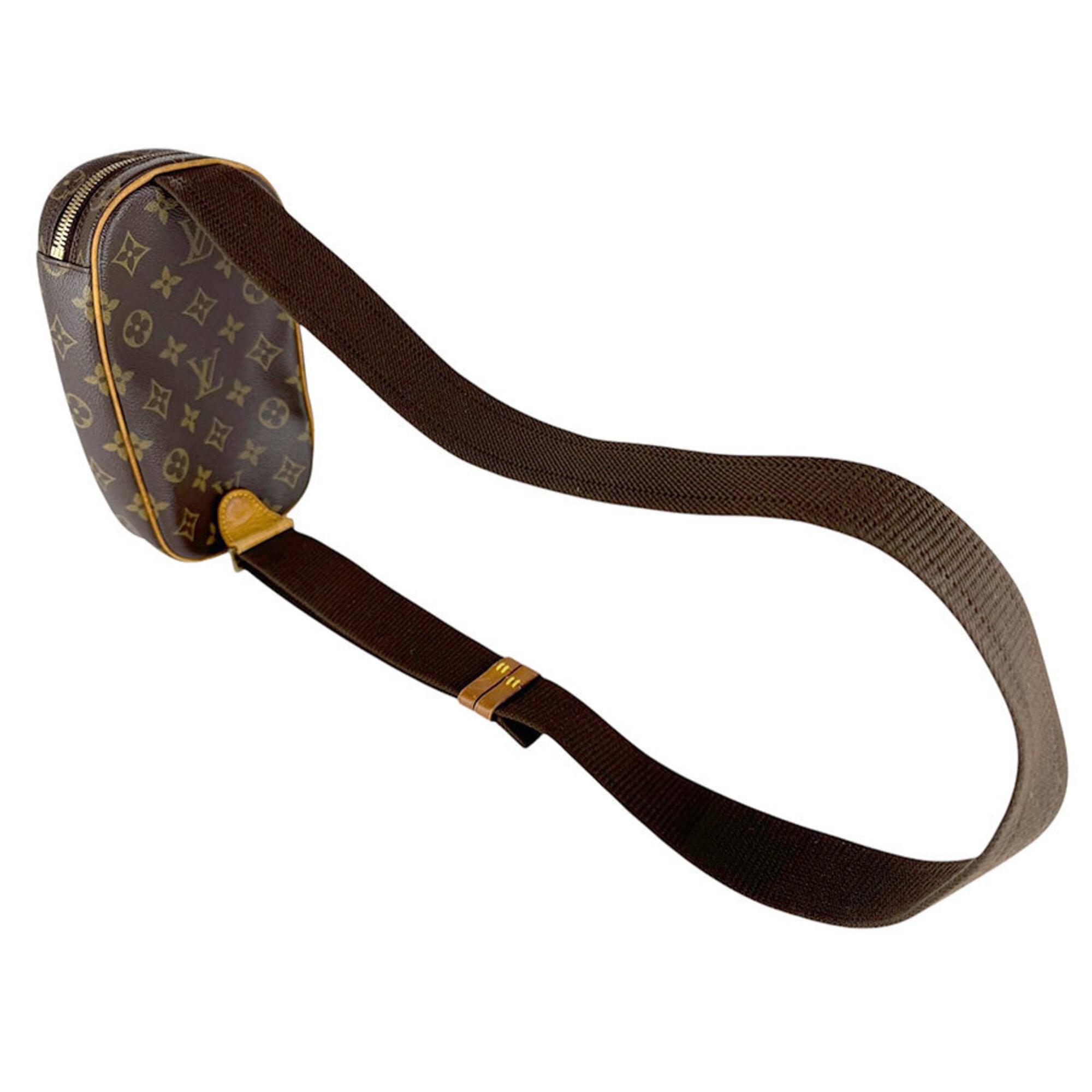 Louis Vuitton Brown Monogram Monogram Pochette Sling Bag (Pre-Owned)