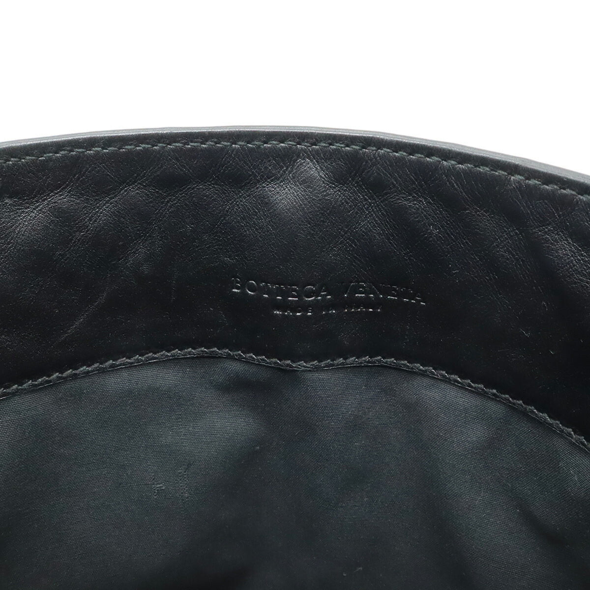 Bottega Veneta Black Leather Shoulder Bag (Pre-Owned)