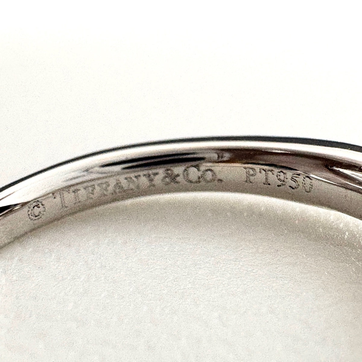 Tiffany Platinum 950 Band Ring (Pre-Owned)
