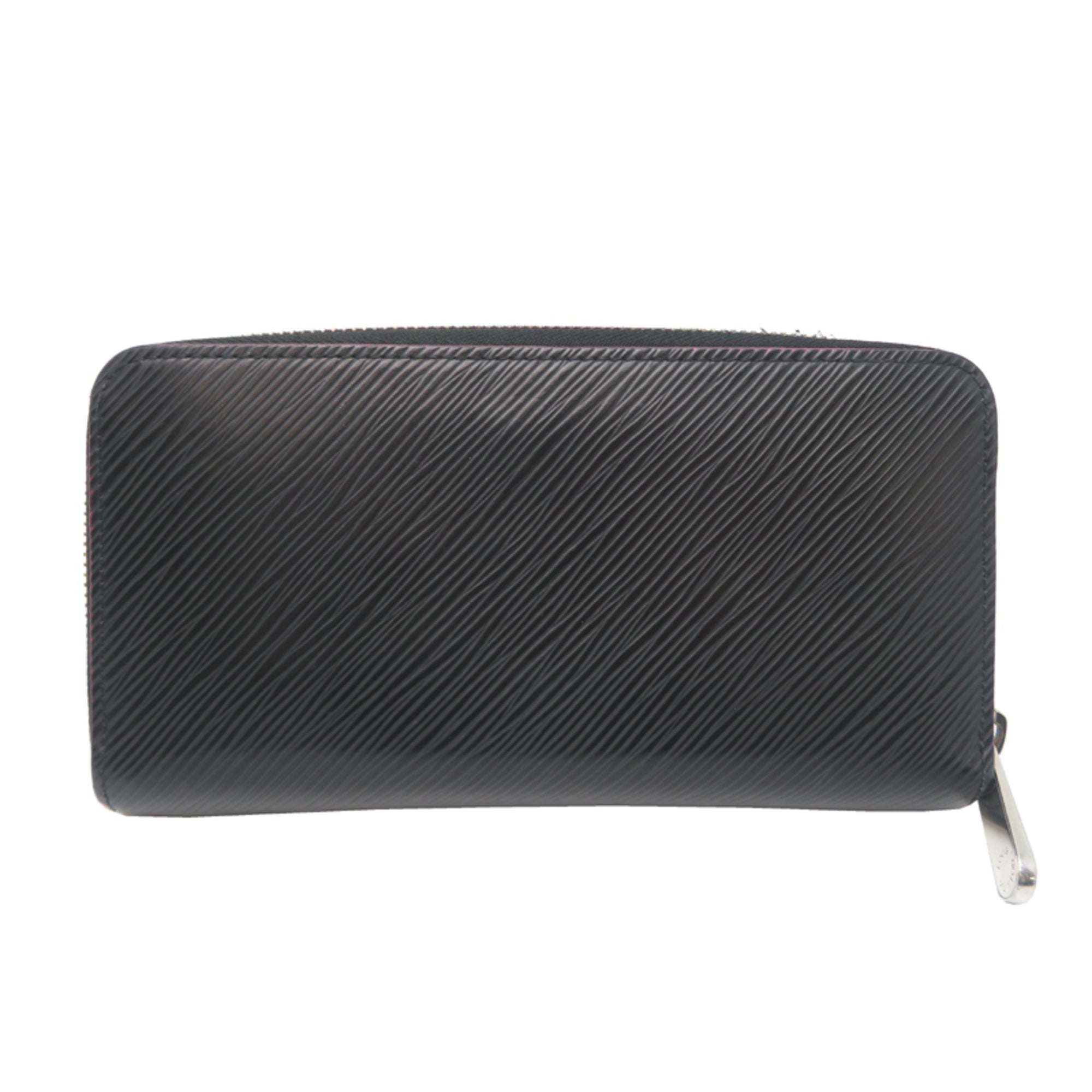 Louis Vuitton Black Noir Epi Leather Long Wallet (Bi-Fold) (Pre-Owned)