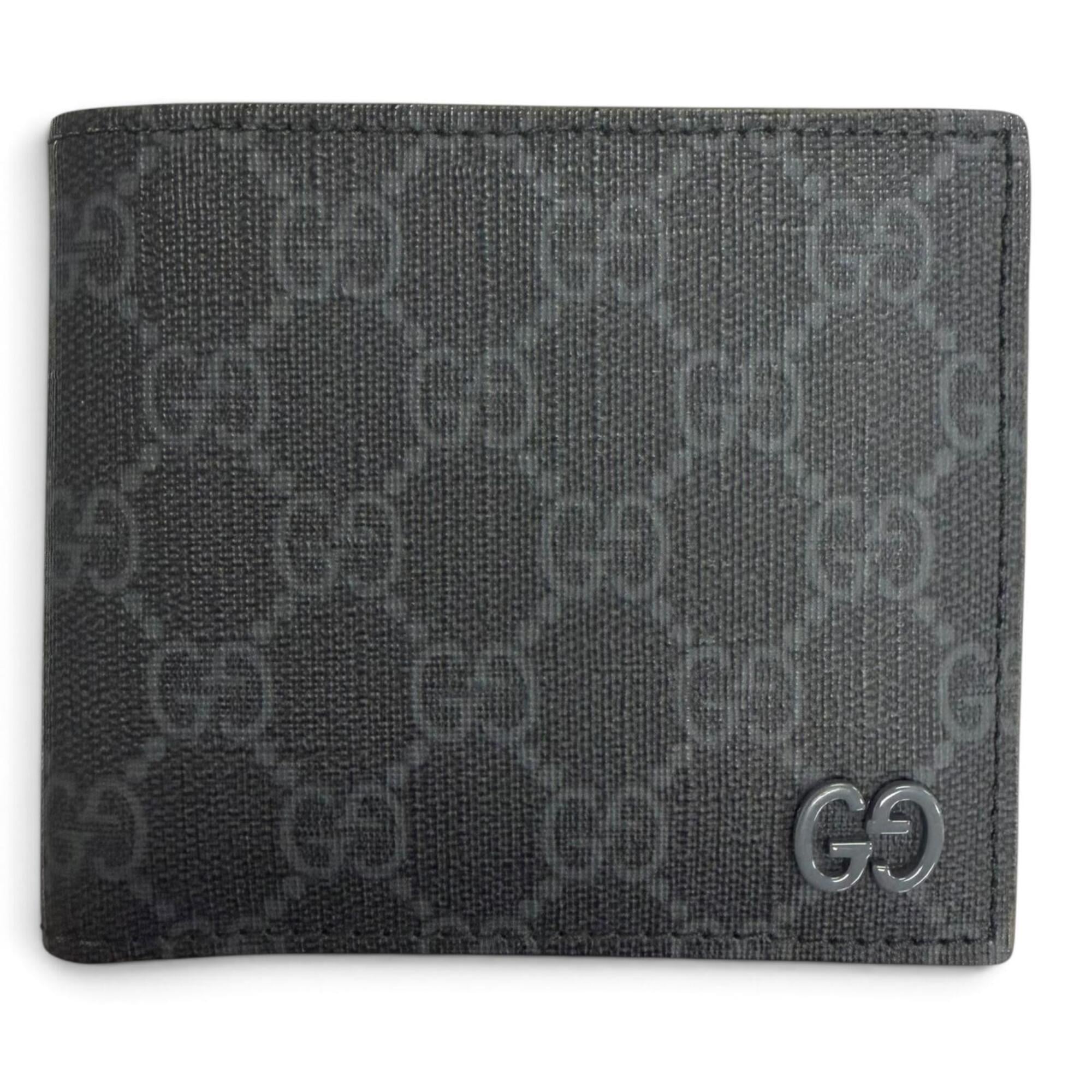 Gucci Gray Gg Supreme Wallet (Bi-Fold) (Pre-Owned)