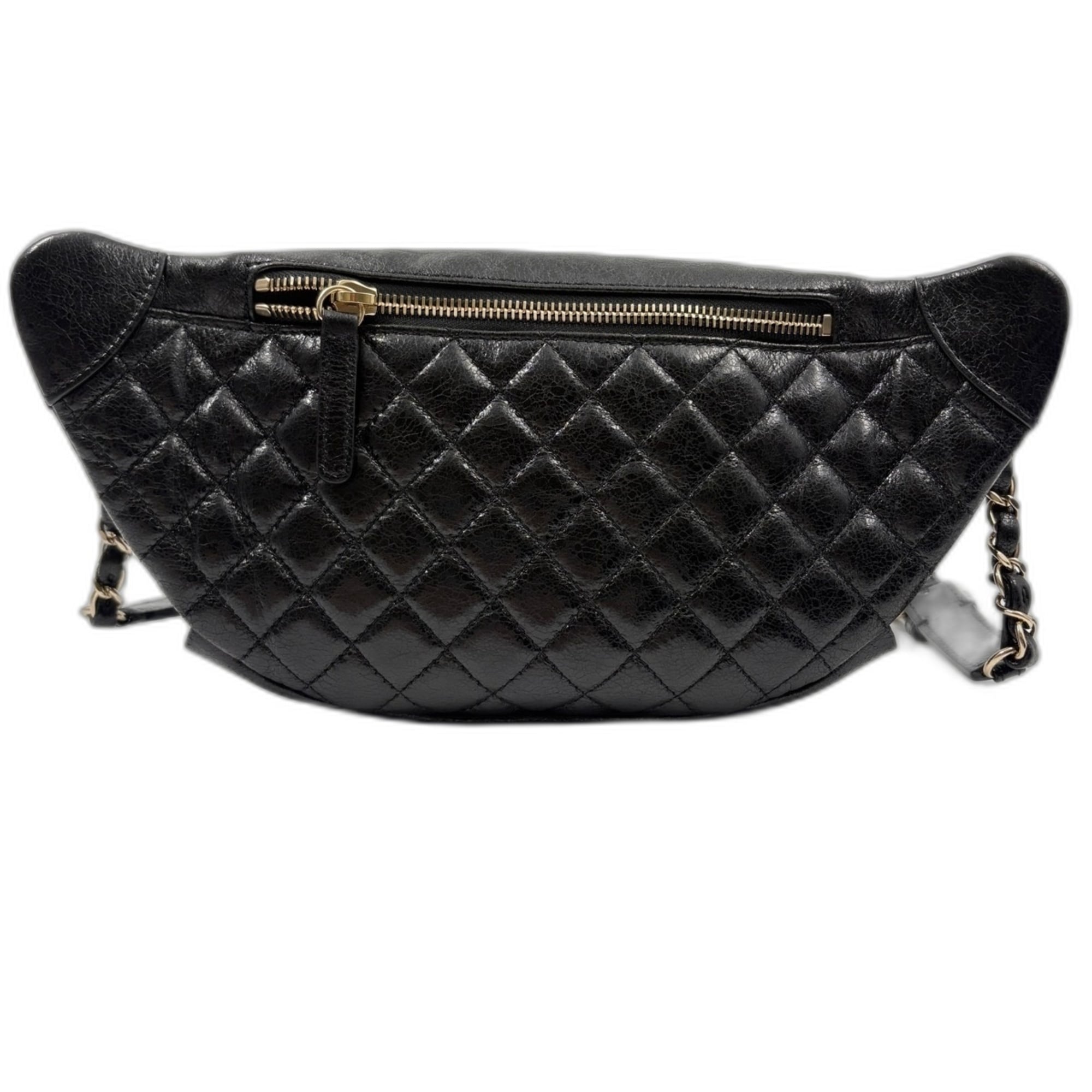 Chanel Matelasse Black Sling Bag (Pre-Owned)