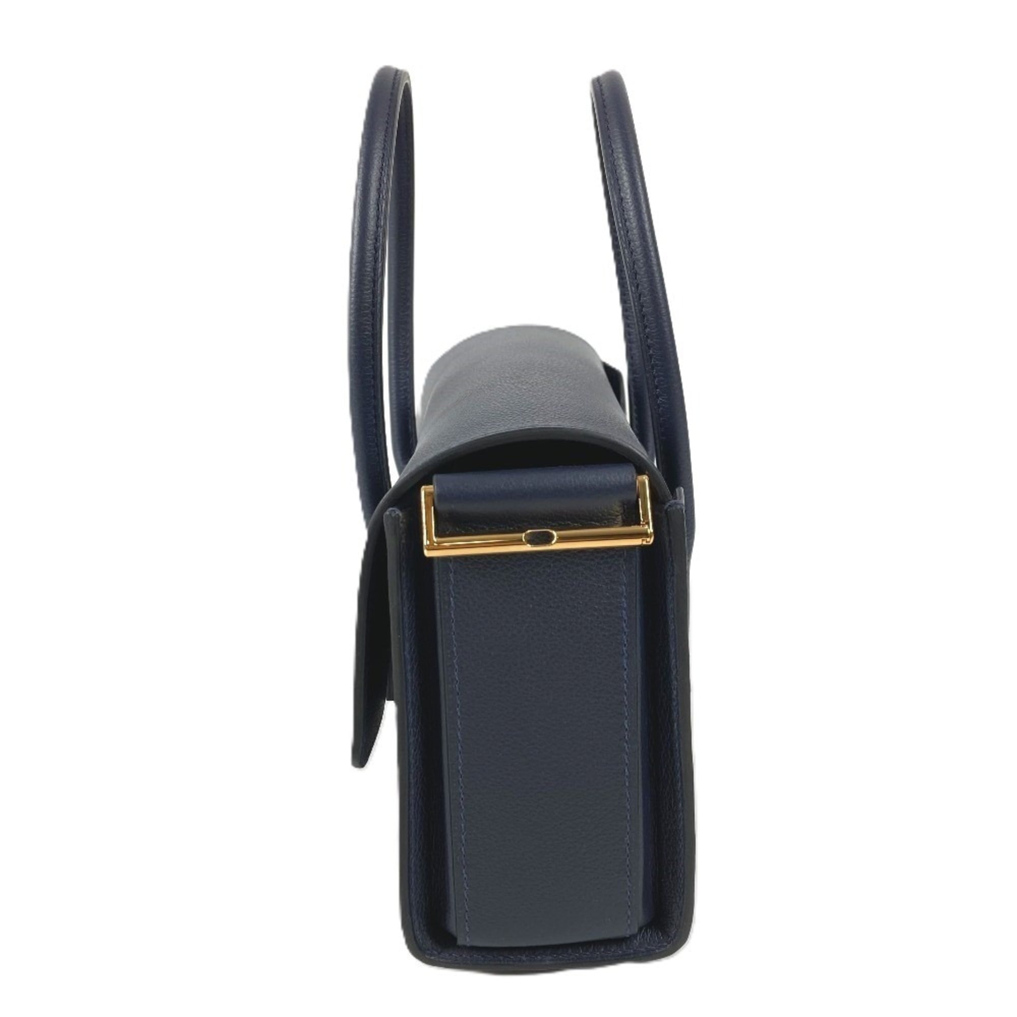 Hermes Drag Navy Shoulder Bag (Pre-Owned)