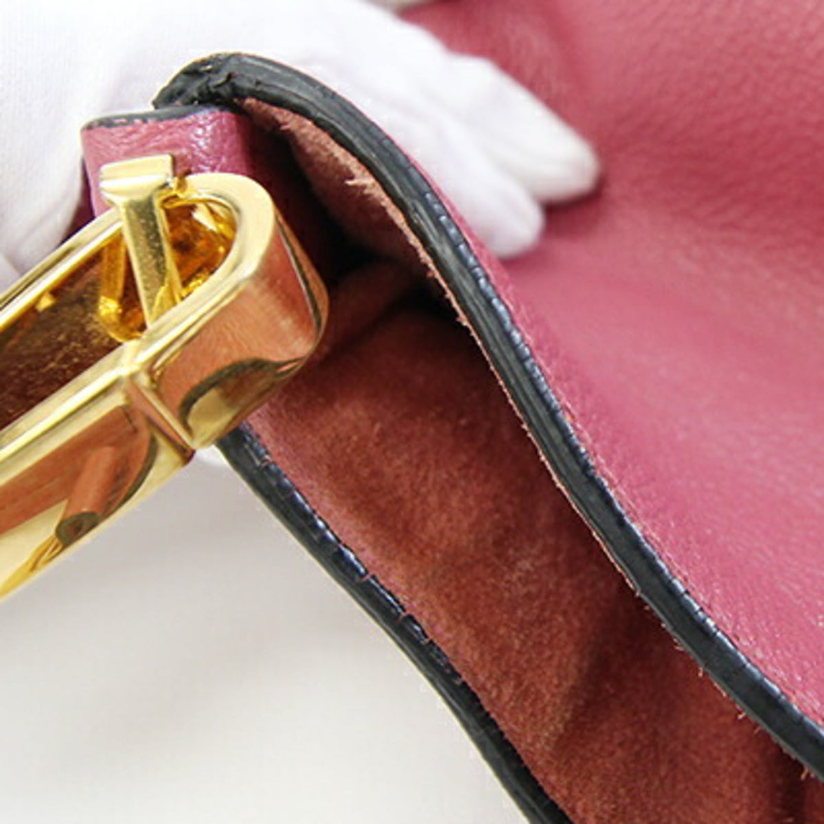 Miu Miu Pink Leather Handbag Shoulder Bag (Pre-Owned)
