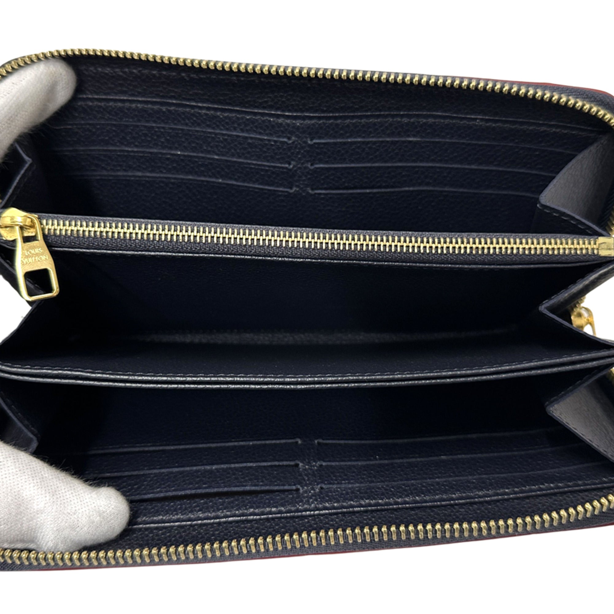 Louis Vuitton Marine Rouge Monogram Empreinte Long Wallet (Bi-Fold) (Pre-Owned)