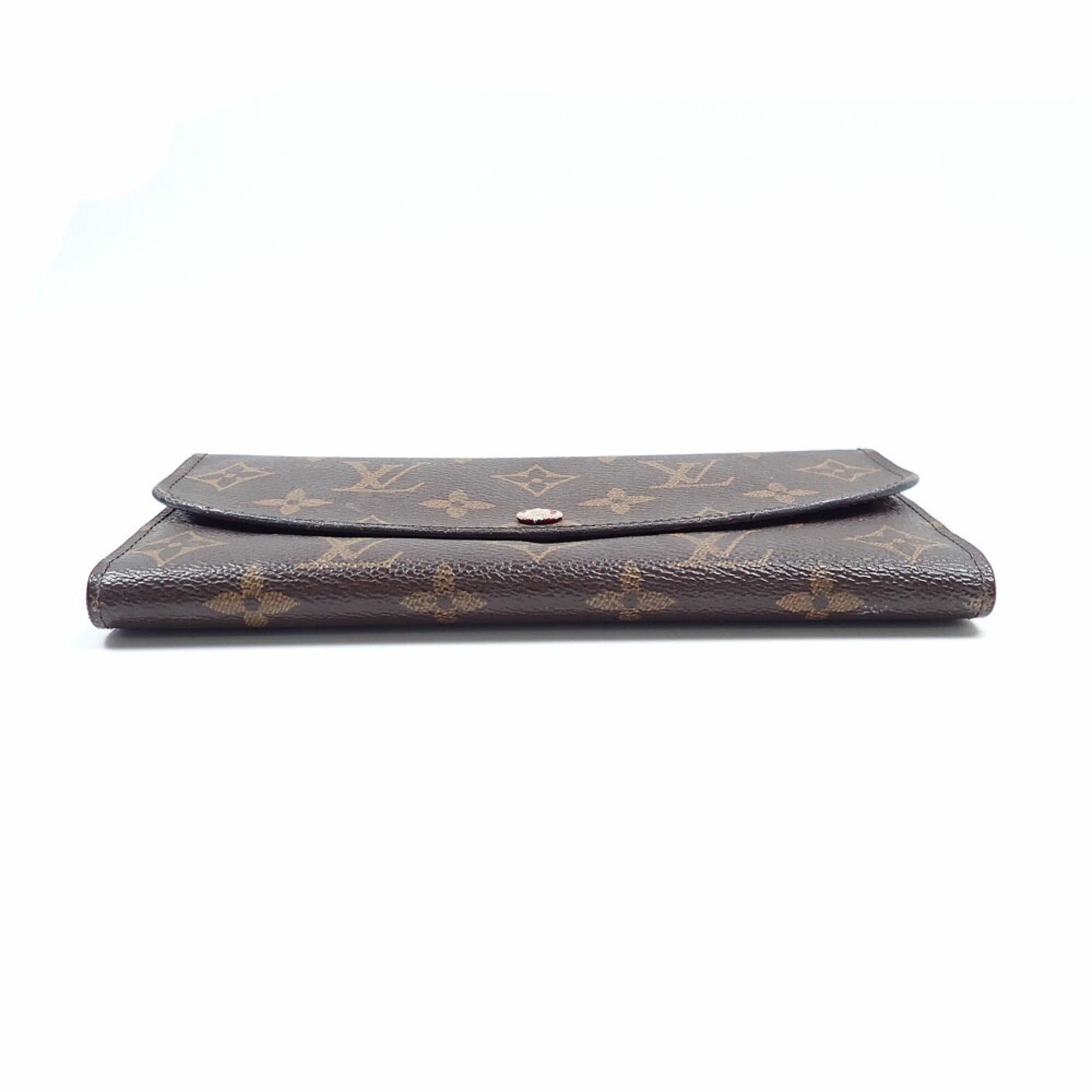 Louis Vuitton Fuchsia Monogram Long Wallet (Bi-Fold) (Pre-Owned)