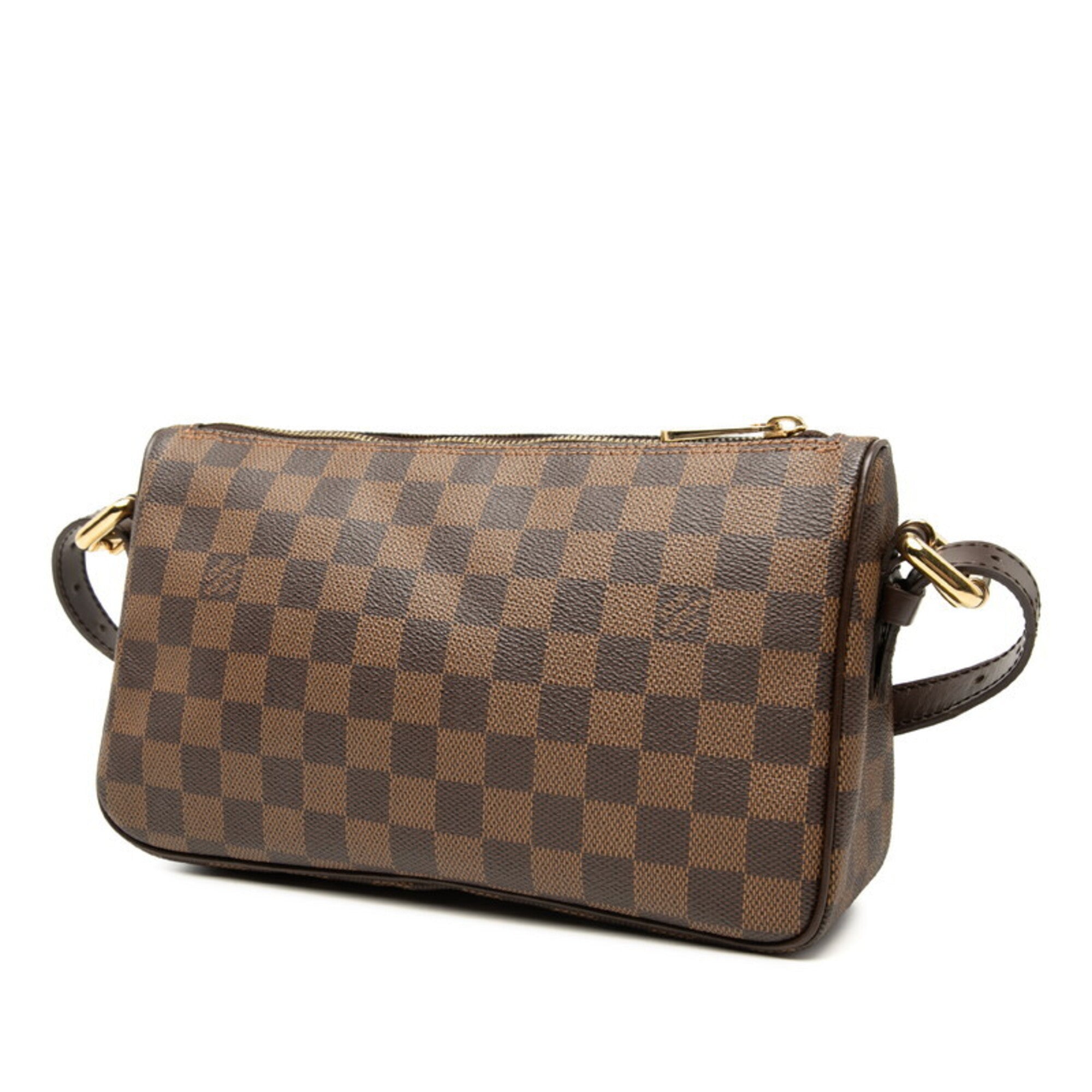 Louis Vuitton Brown Pvc Leather Handbag Shoulder Bag (Pre-Owned)