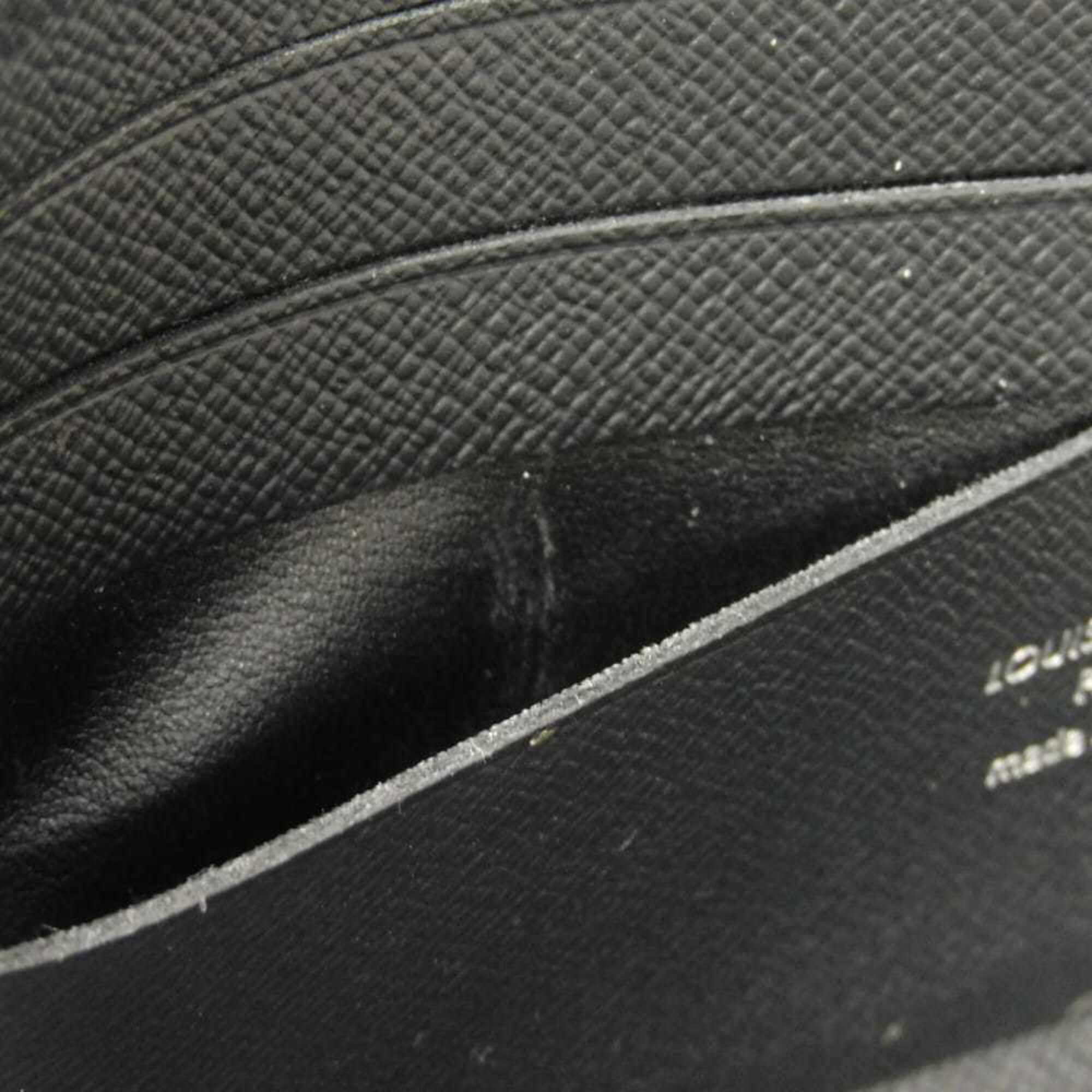 Louis Vuitton Damier Graphite Black Noir Damier Graphite Canvas Leather Long Wallet (Bi-Fold) (Pre-Owned)