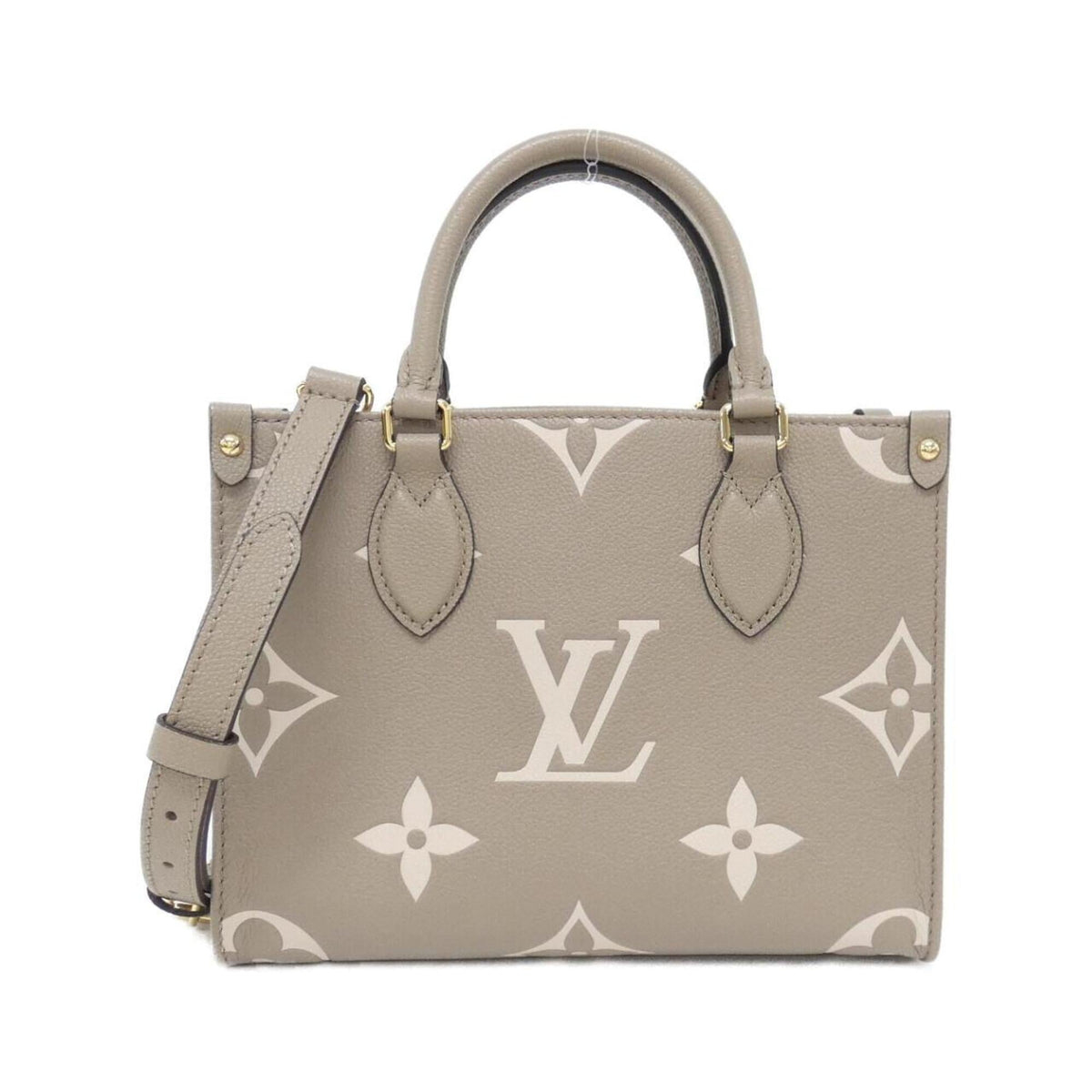 Louis Vuitton Beige Tourterelle Leather Handbag (Pre-Owned)