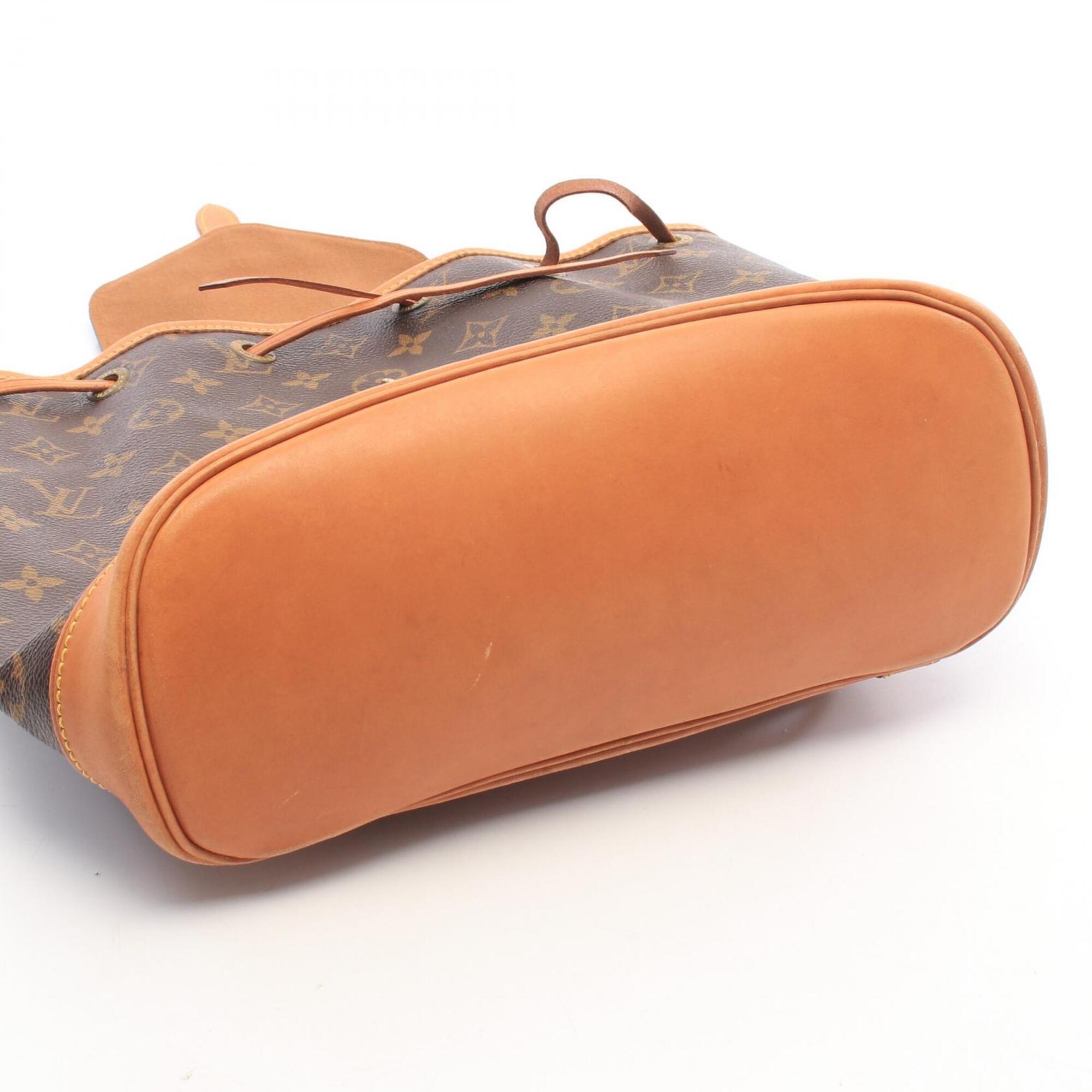 Louis Vuitton Brown Monogram Monogram Leather Backpack (Pre-Owned)