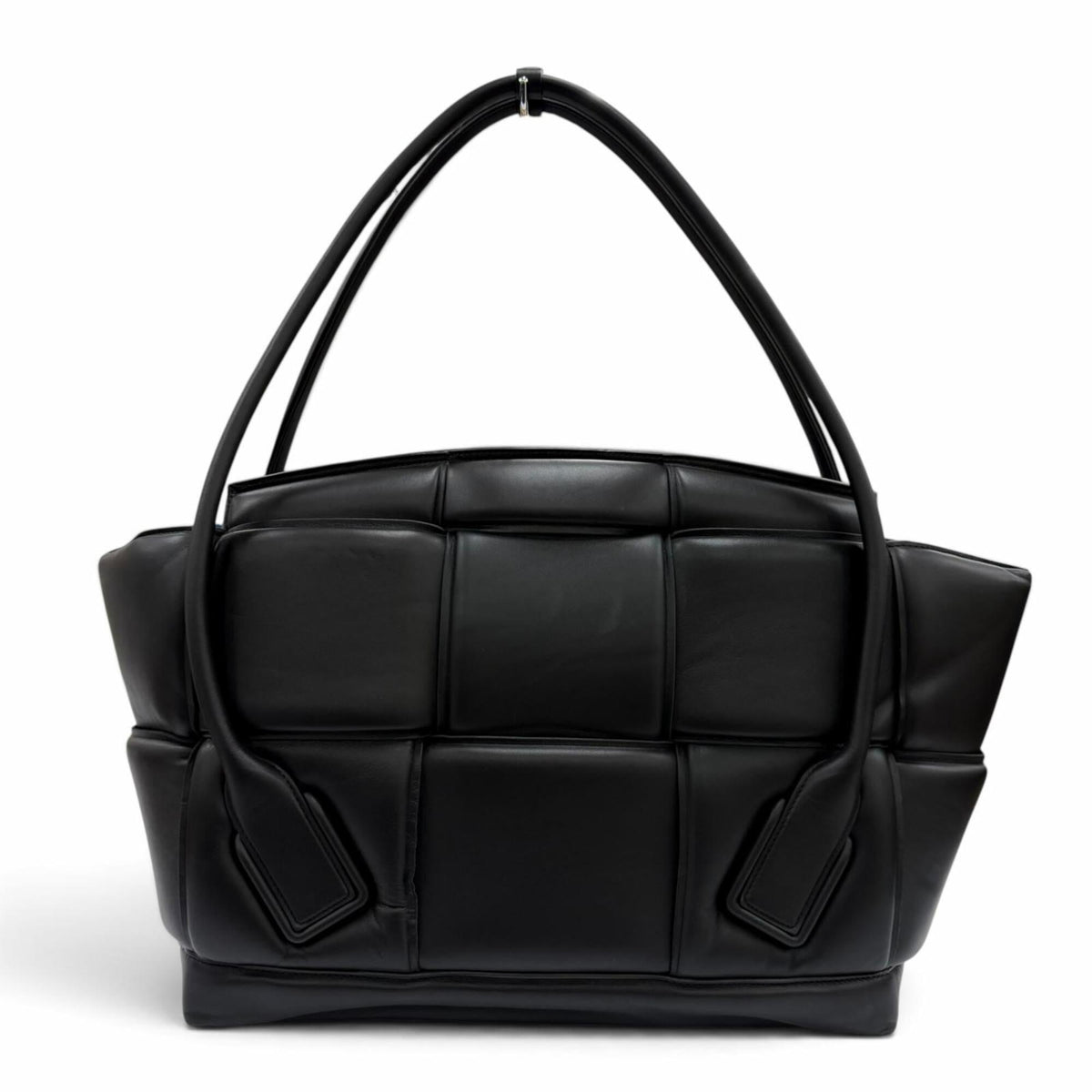 Bottega Veneta Black Leather Handbag (Pre-Owned)