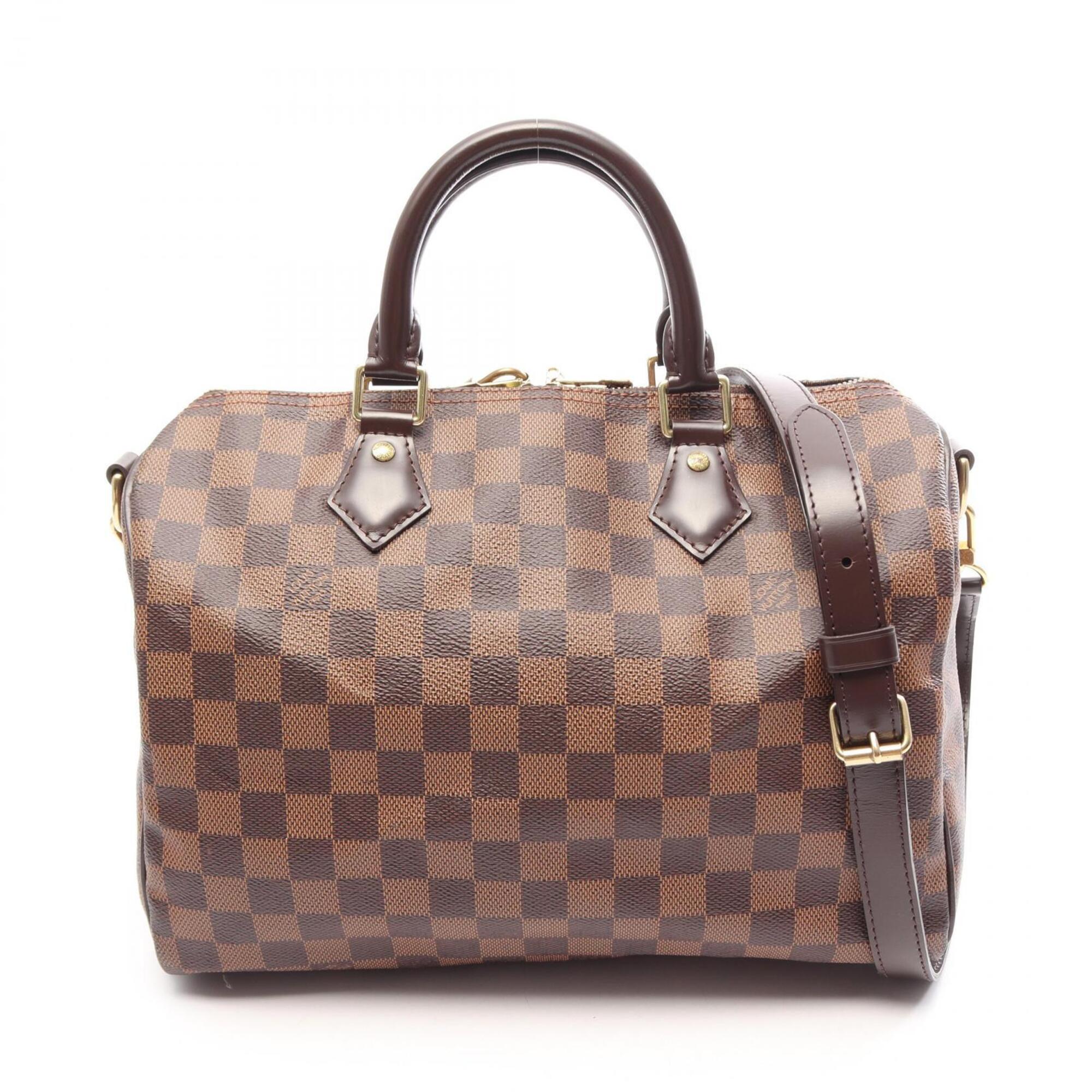 Louis Vuitton Brown Coated Canvas Pvc Leather Handbag (Pre-Owned)