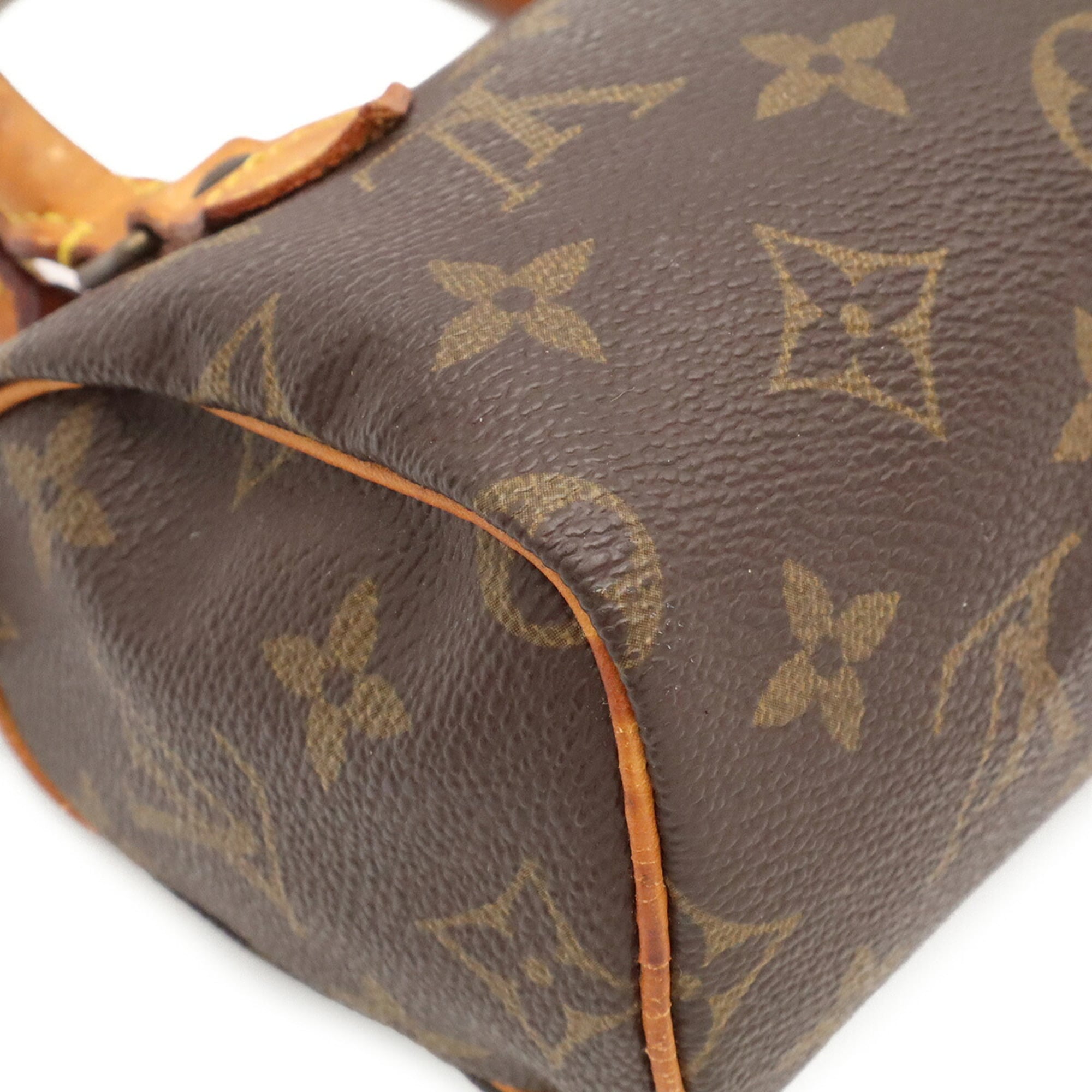 Louis Vuitton Brown Monogram Mini Handbag Pouch (Pre-Owned)