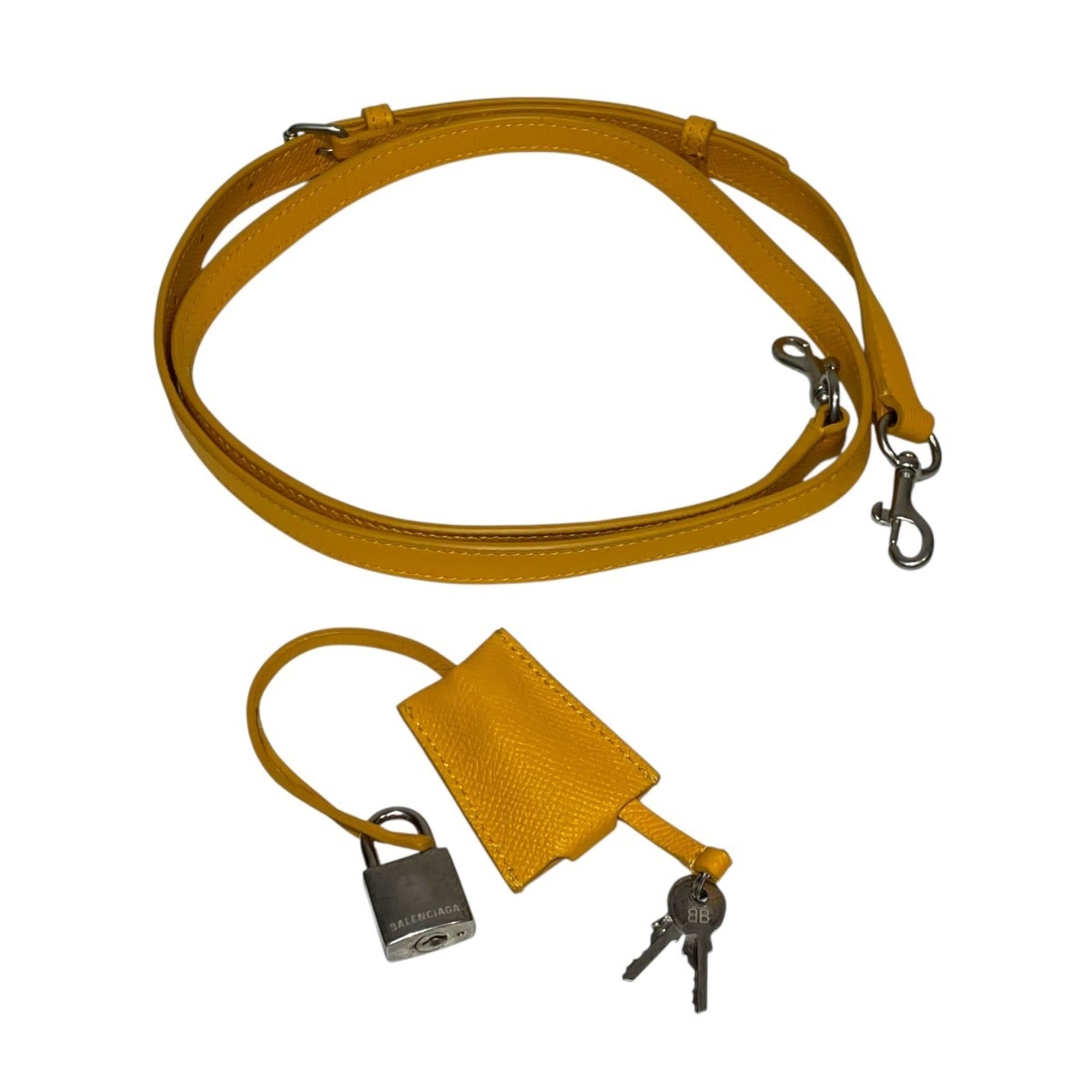 Balenciaga Yellow Leather Handbag (Pre-Owned)