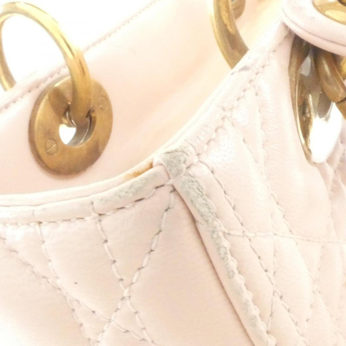 Christian Dior Pink Leather Handbag (Pre-Owned)