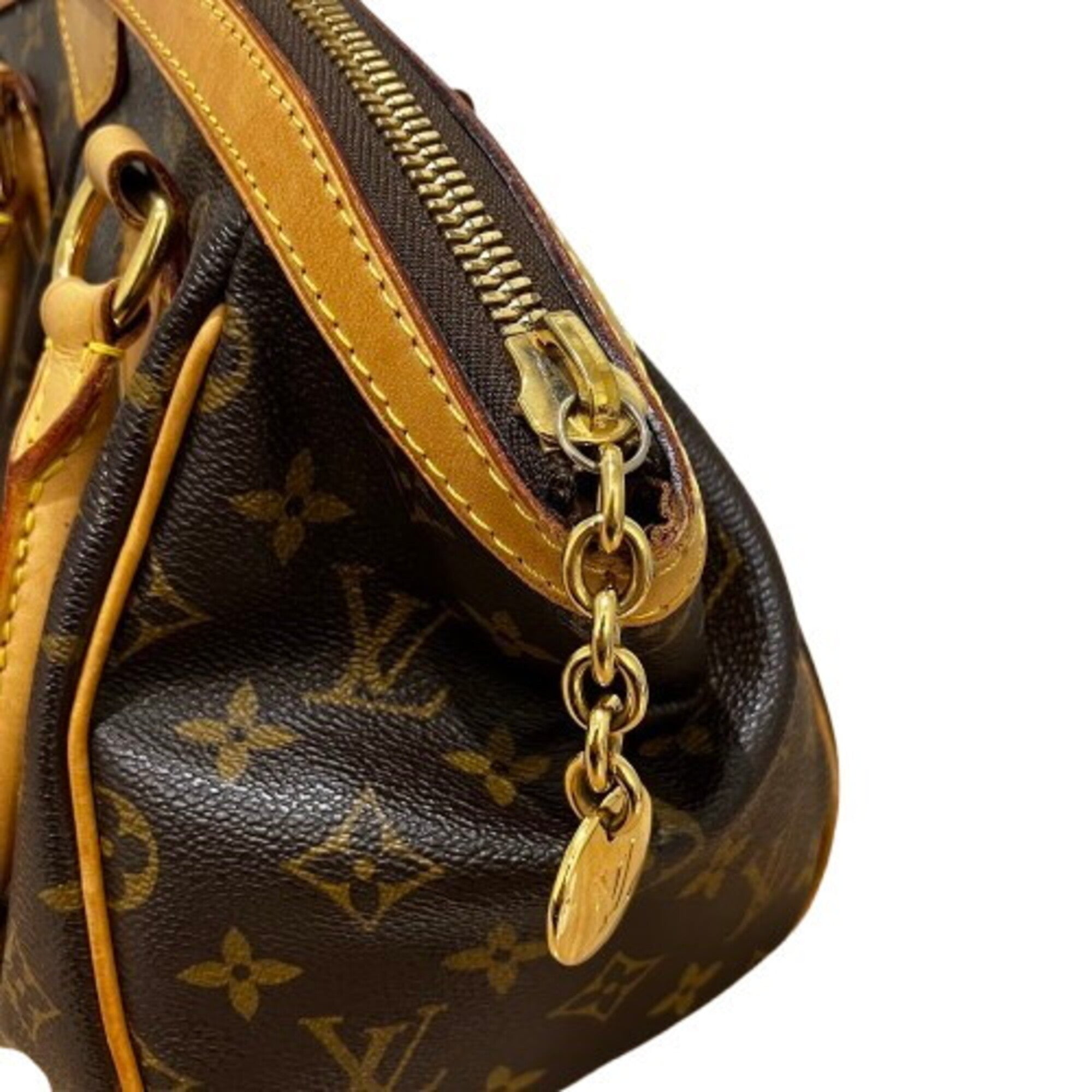 Louis Vuitton Brown Pvc Handbag (Pre-Owned)