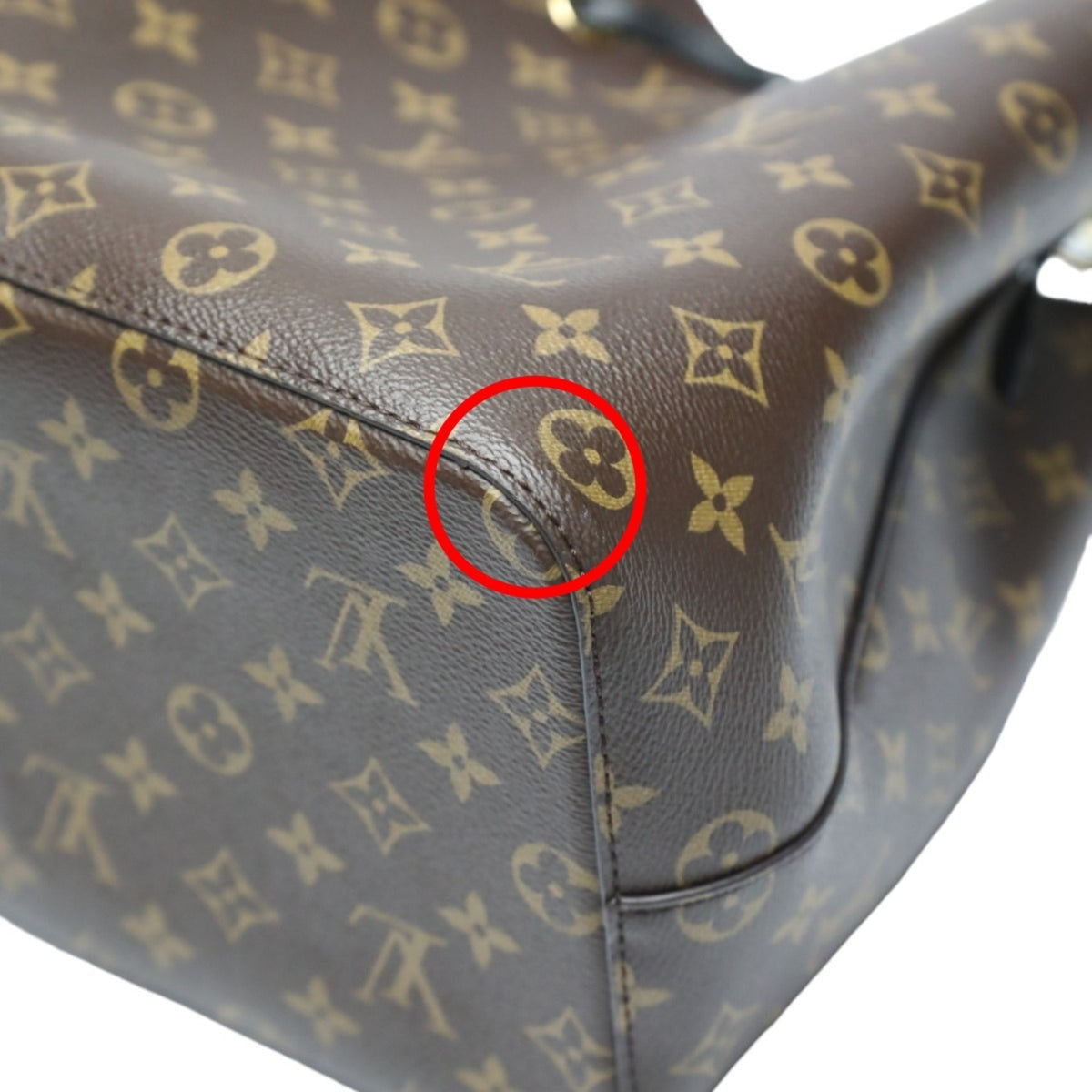 Louis Vuitton Brown Noir Monogram Canvas Shoulder Bag (Pre-Owned)