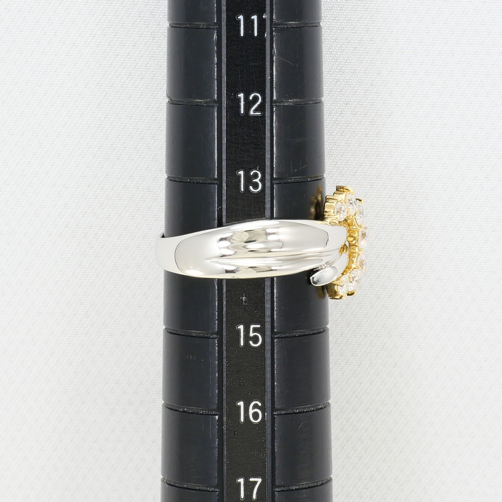 Unbranded Platinum Yellow Gold Yellow Gold (18K) Platinum 900 Band Ring (Pre-Owned)