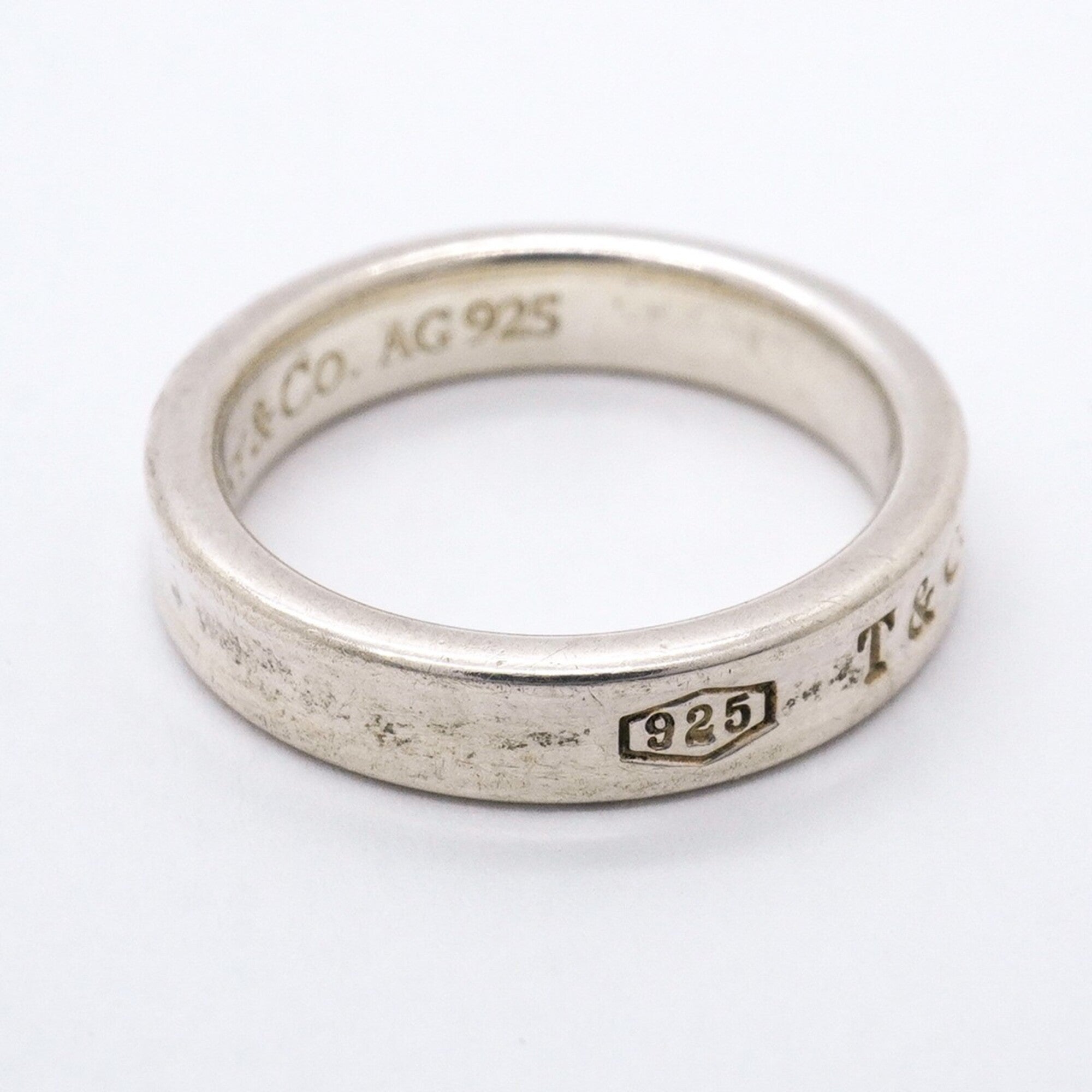 Tiffany Silver 925 Band Ring (Pre-Owned)