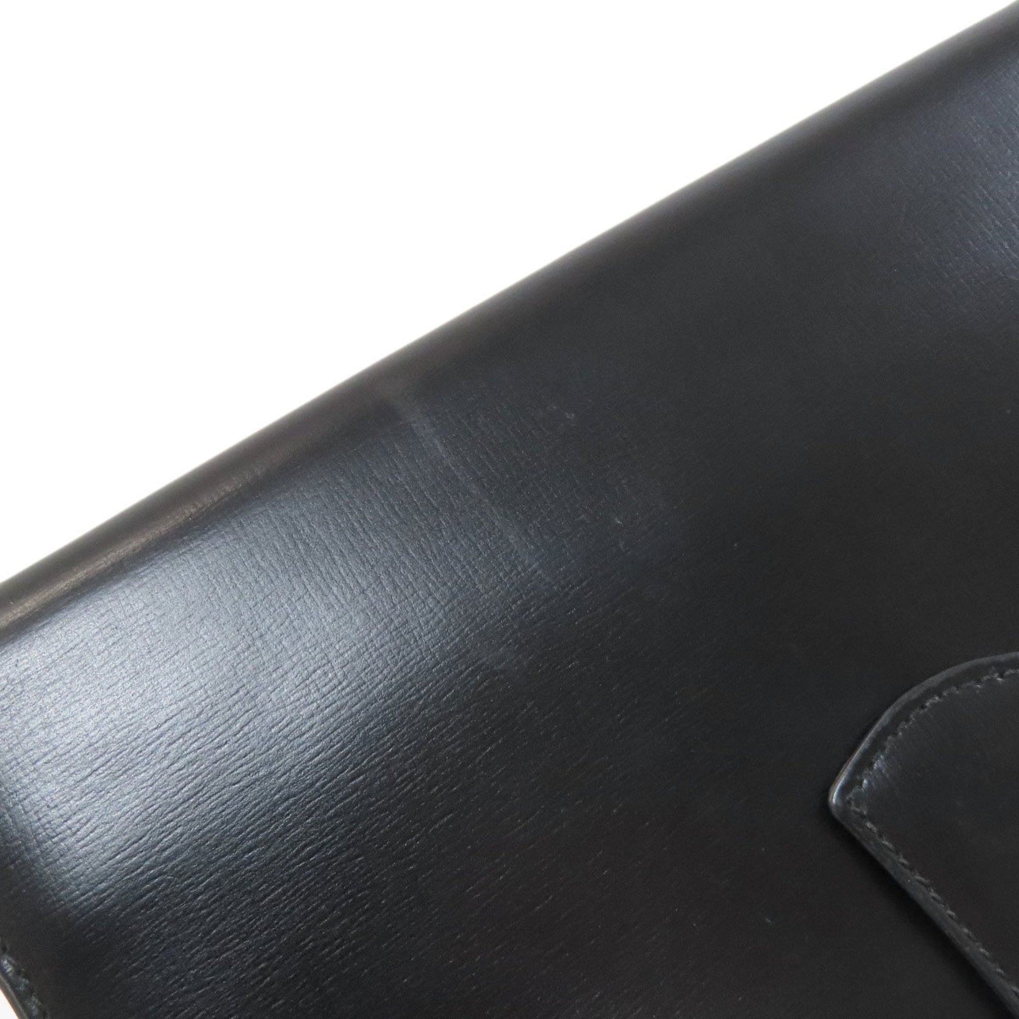 Loewe Black Leather Long Wallet (Bi-Fold) (Pre-Owned)