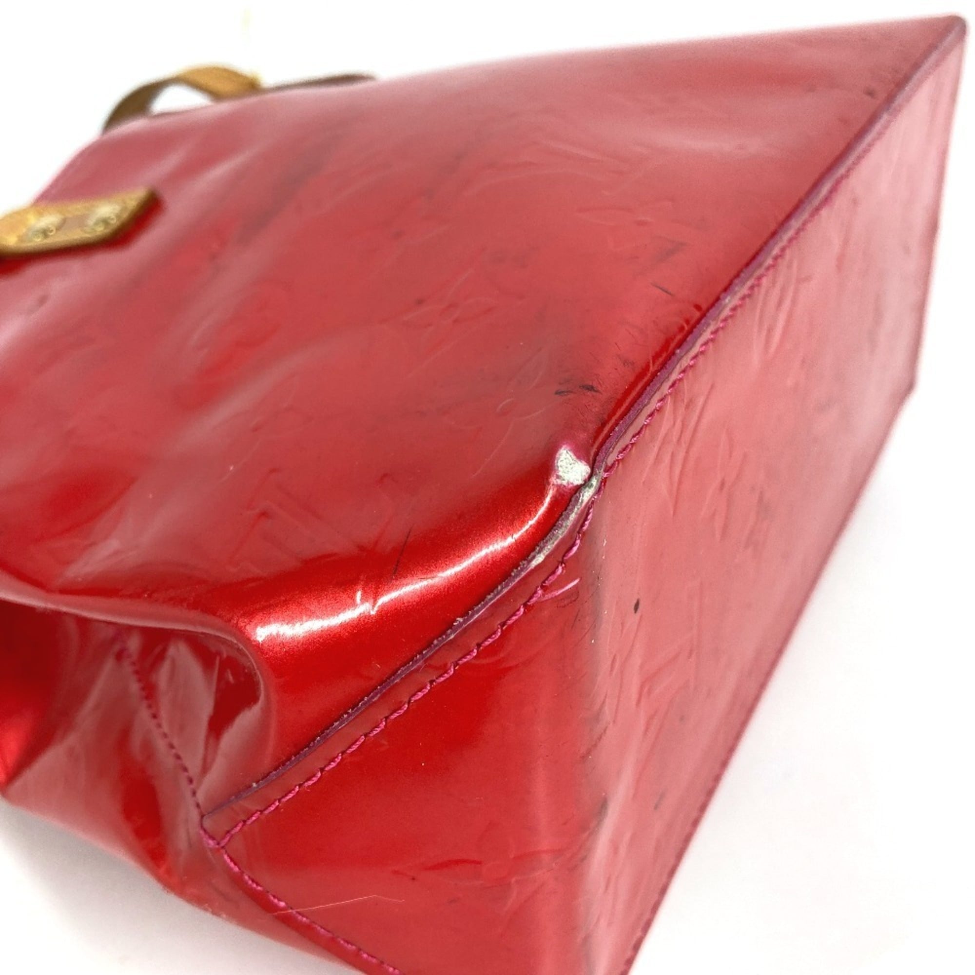 Louis Vuitton Fuchsia Pink Monogram Vernis Handbag Tote Bag (Pre-Owned)