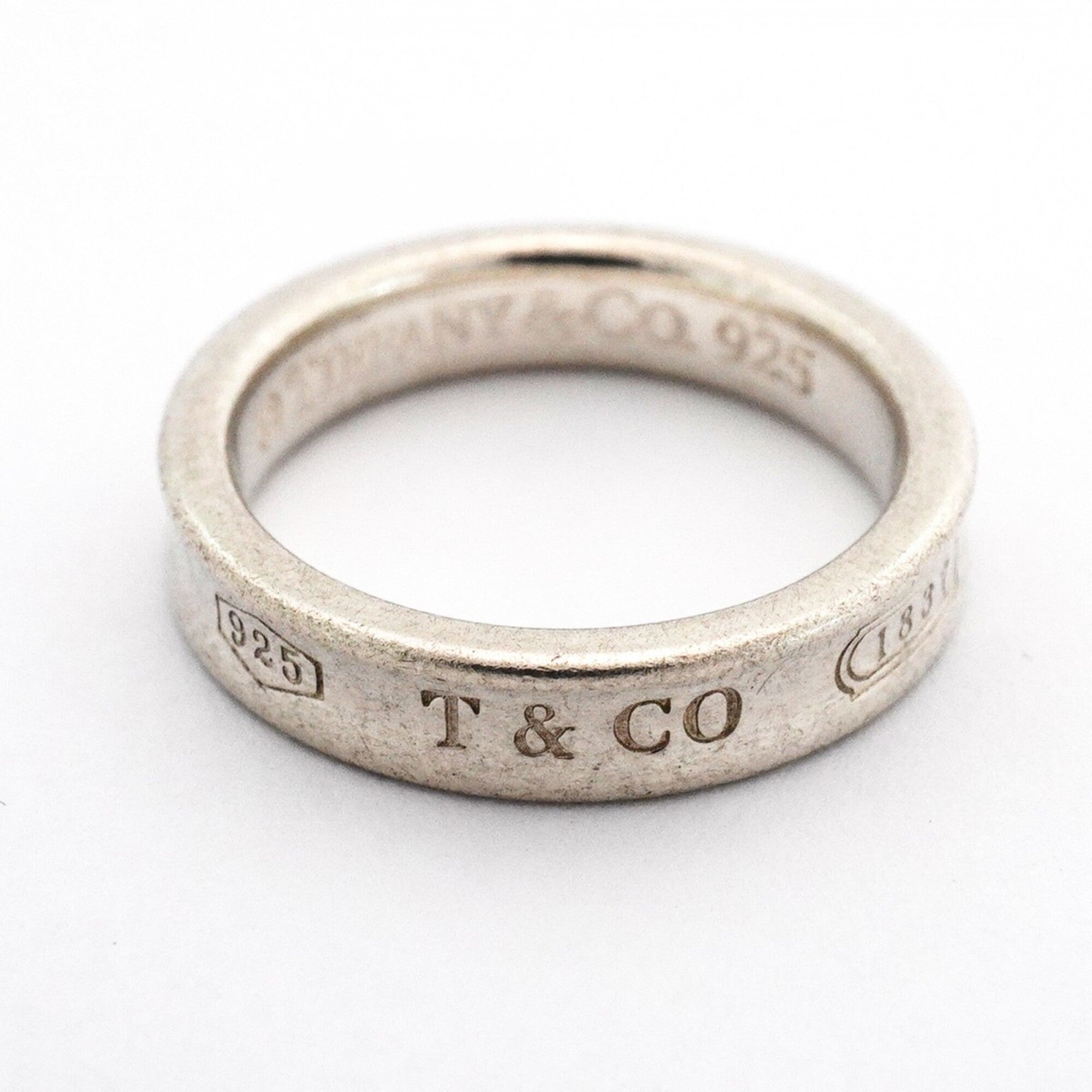 Tiffany Silver 925 Band Ring (Pre-Owned)