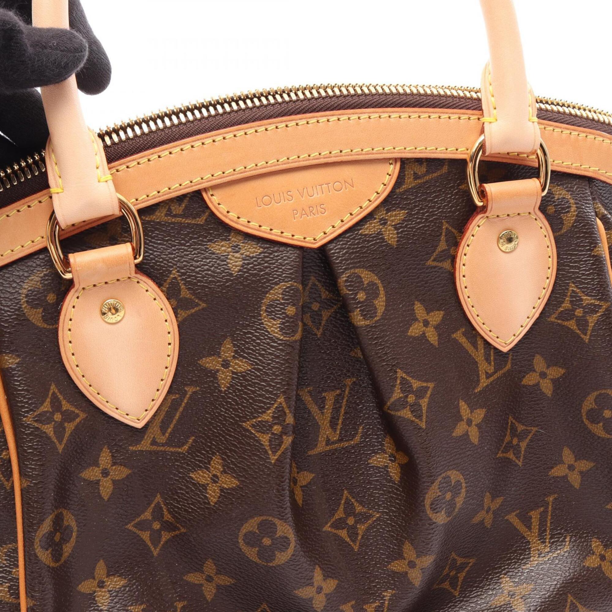 Louis Vuitton Brown Pvc Leather Handbag (Pre-Owned)