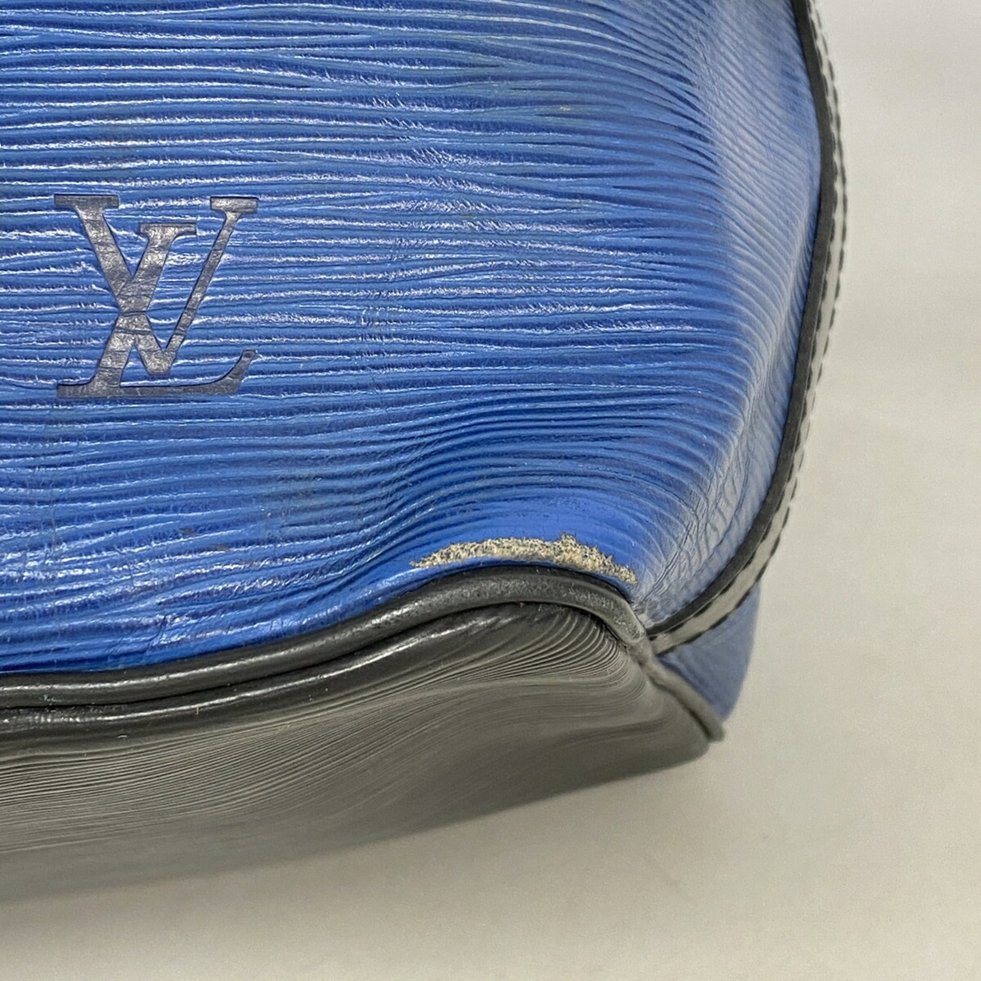 Louis Vuitton Noir Toledo Blue Shoulder Bag (Pre-Owned)