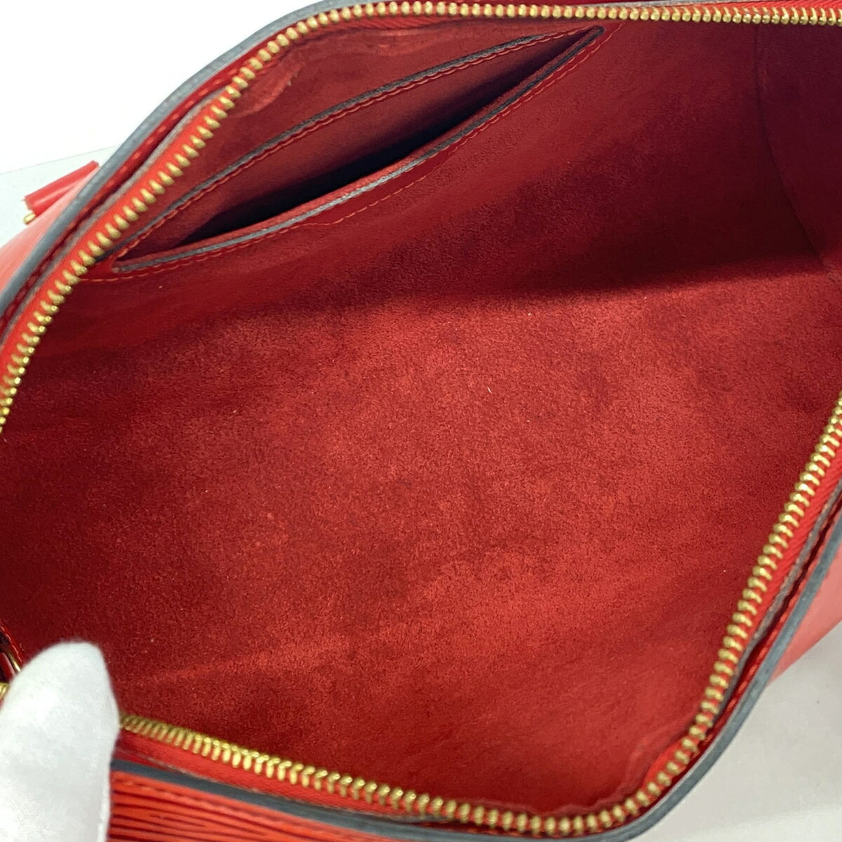 Louis Vuitton Castilian Red Handbag (Pre-Owned)