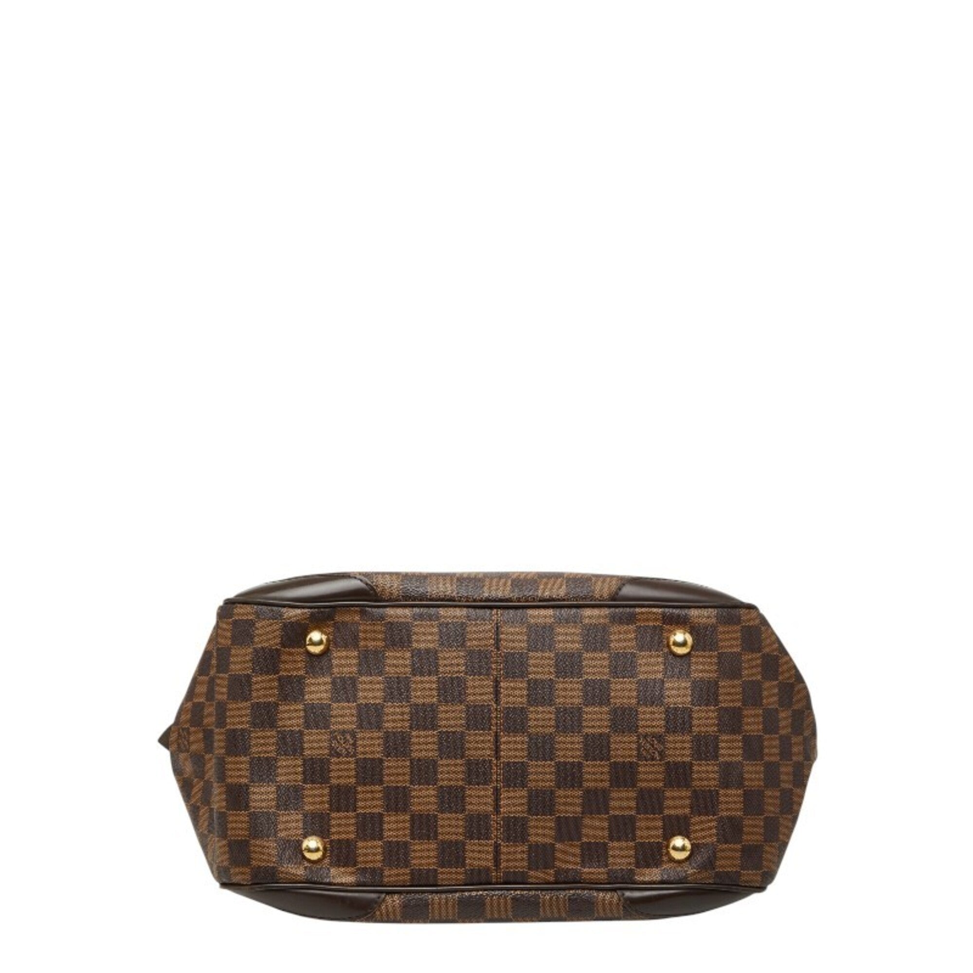 Louis Vuitton Brown Pvc Leather Handbag Tote Bag (Pre-Owned)