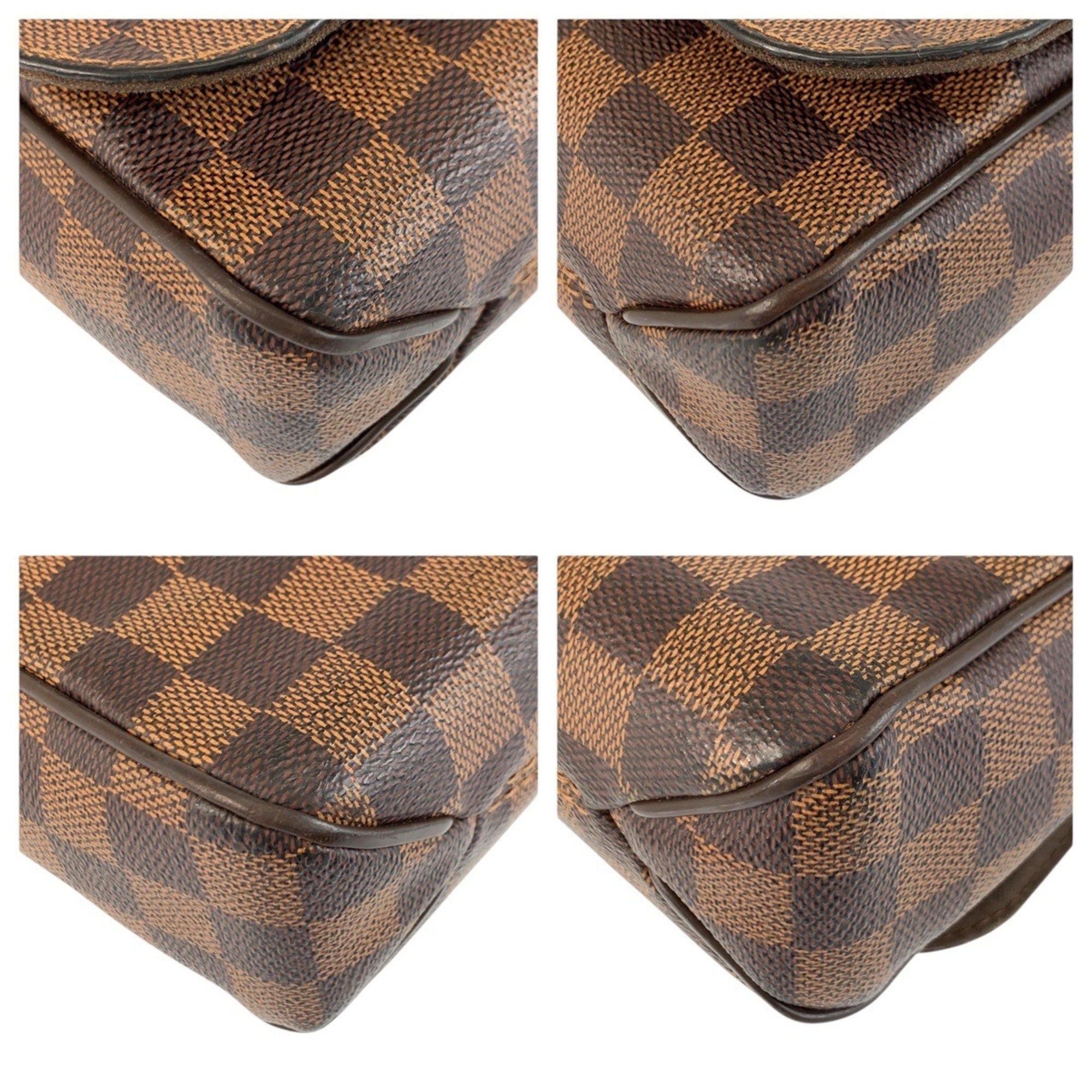 Louis Vuitton Brown Pvc Pochette Shoulder Bag (Pre-Owned)