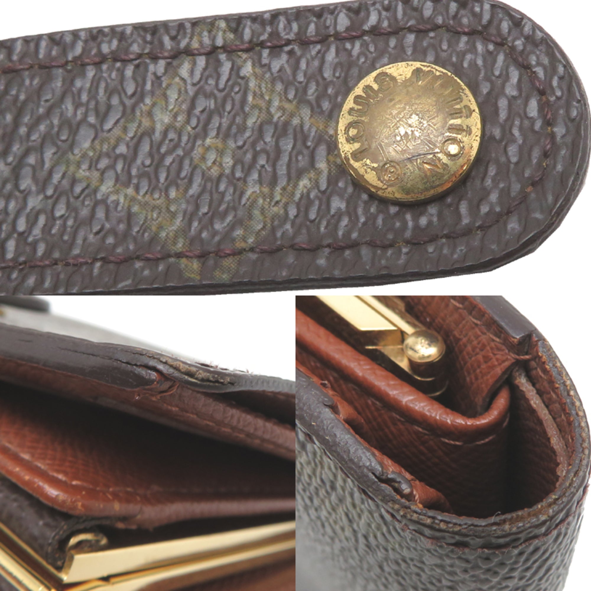 Louis Vuitton Brown Monogram Wallet (Bi-Fold) (Pre-Owned)