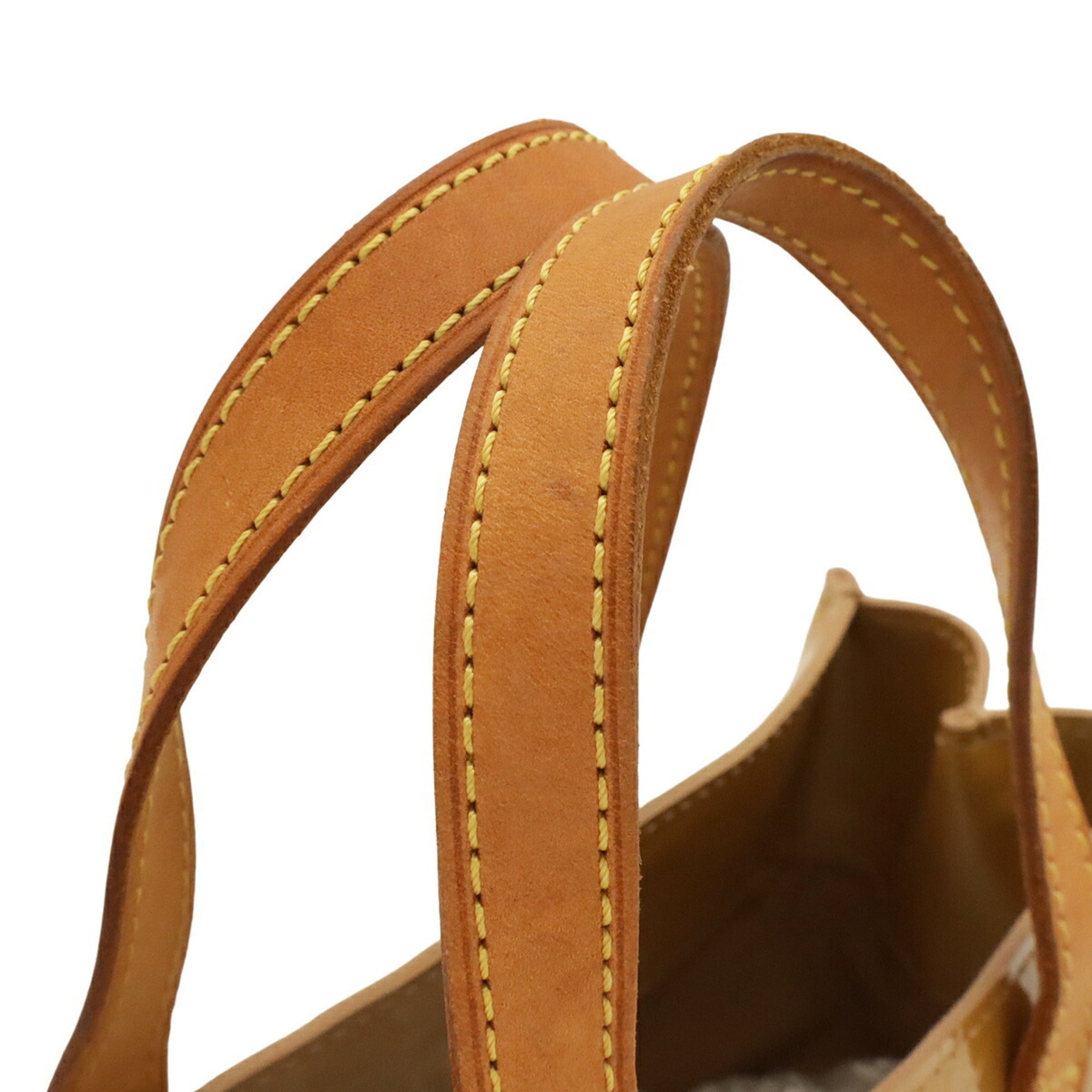 Louis Vuitton Noisette Leather Handbag Tote Bag (Pre-Owned)