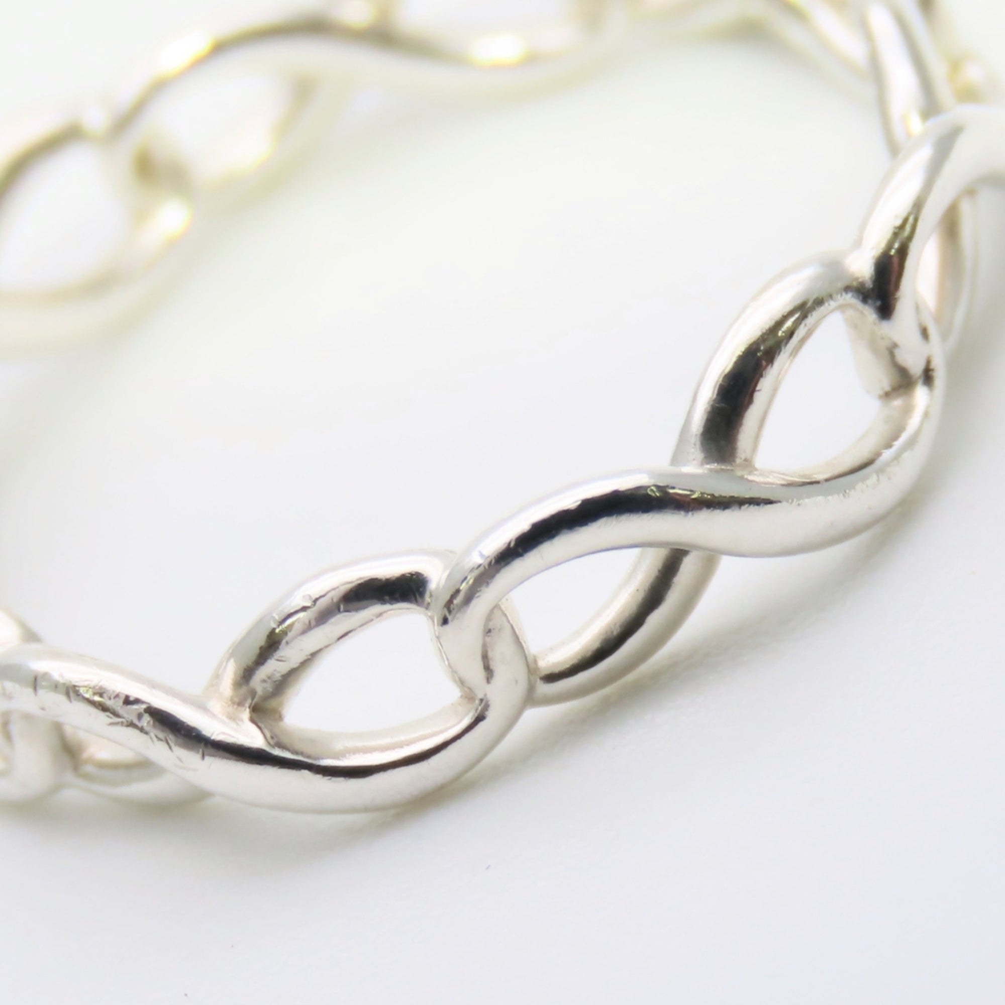 Tiffany Silver Silver 925 Band Ring (Pre-Owned)