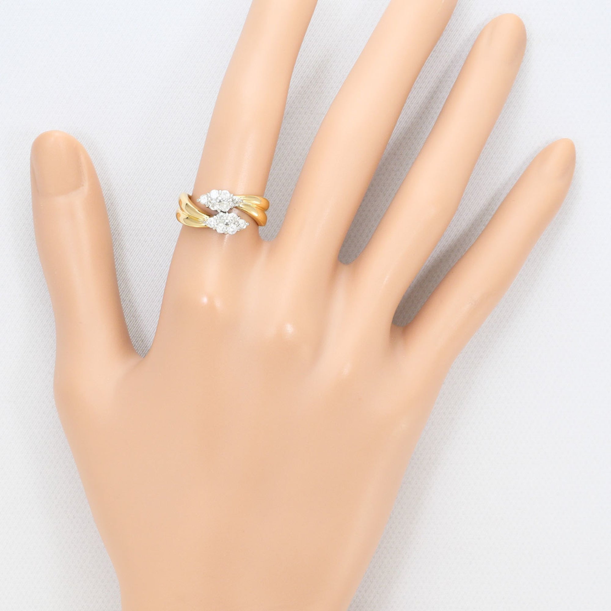 Unbranded Platinum Yellow Gold Yellow Gold (18K) Platinum 900 Band Ring (Pre-Owned)