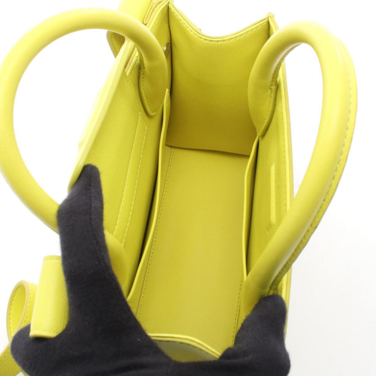 Christian Dior Yellow Leather Handbag (Pre-Owned)