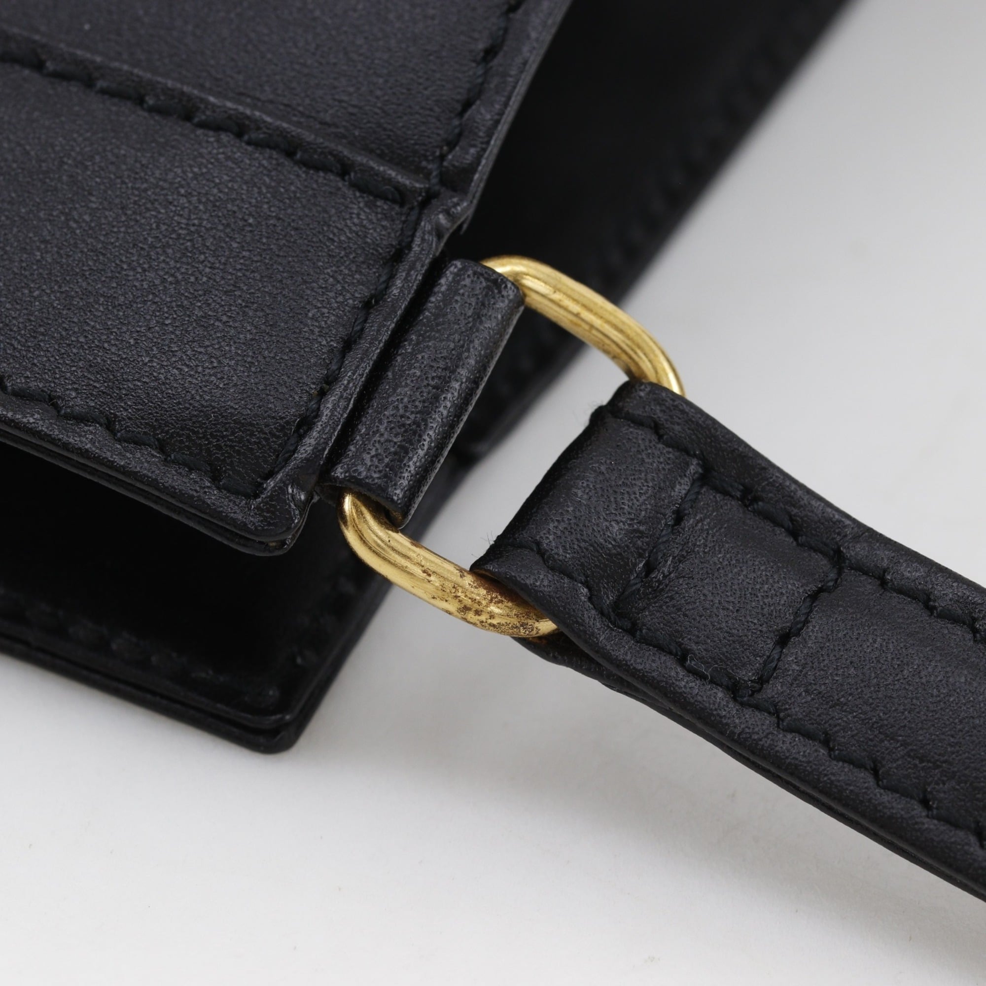 Dunhill Leather Clutch Bag (Pre-Owned)