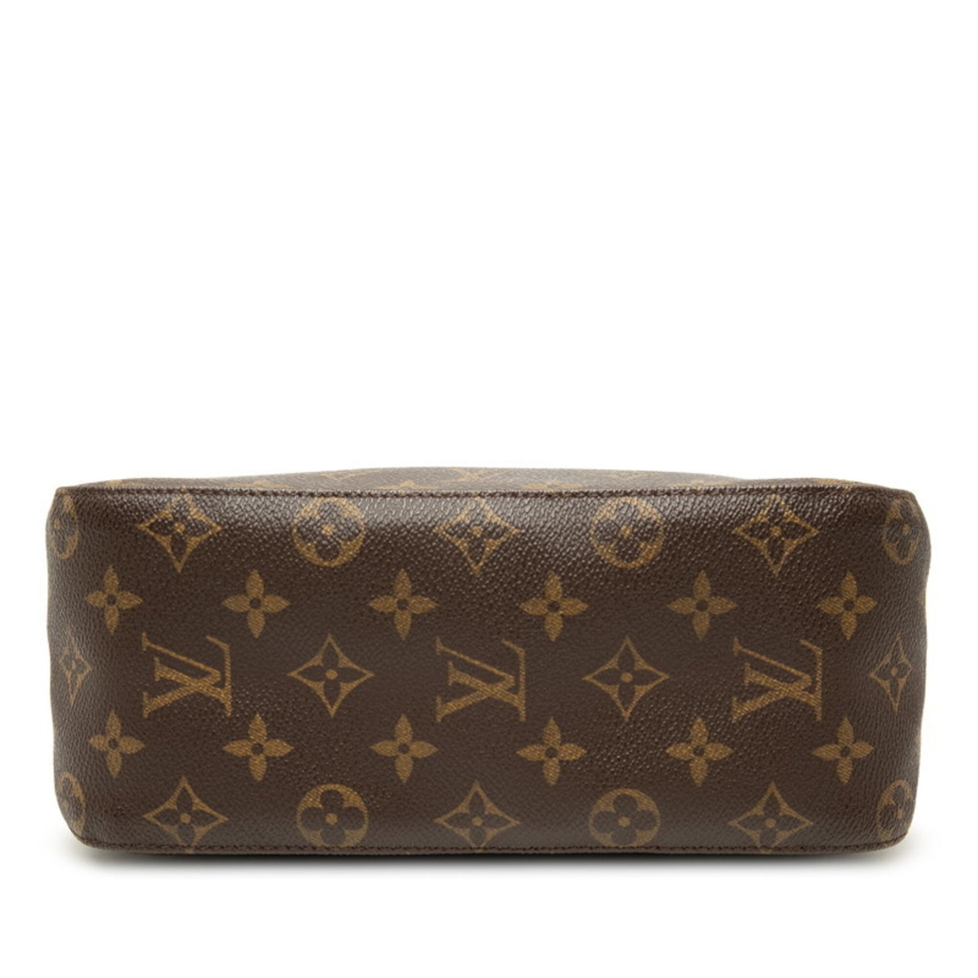 Louis Vuitton Brown Pvc Leather Handbag Shoulder Bag (Pre-Owned)