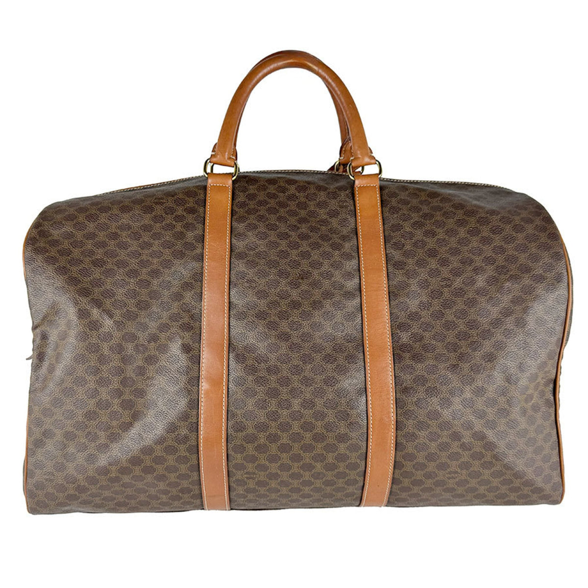 Celine Brown Pvc Handbag (Pre-Owned)