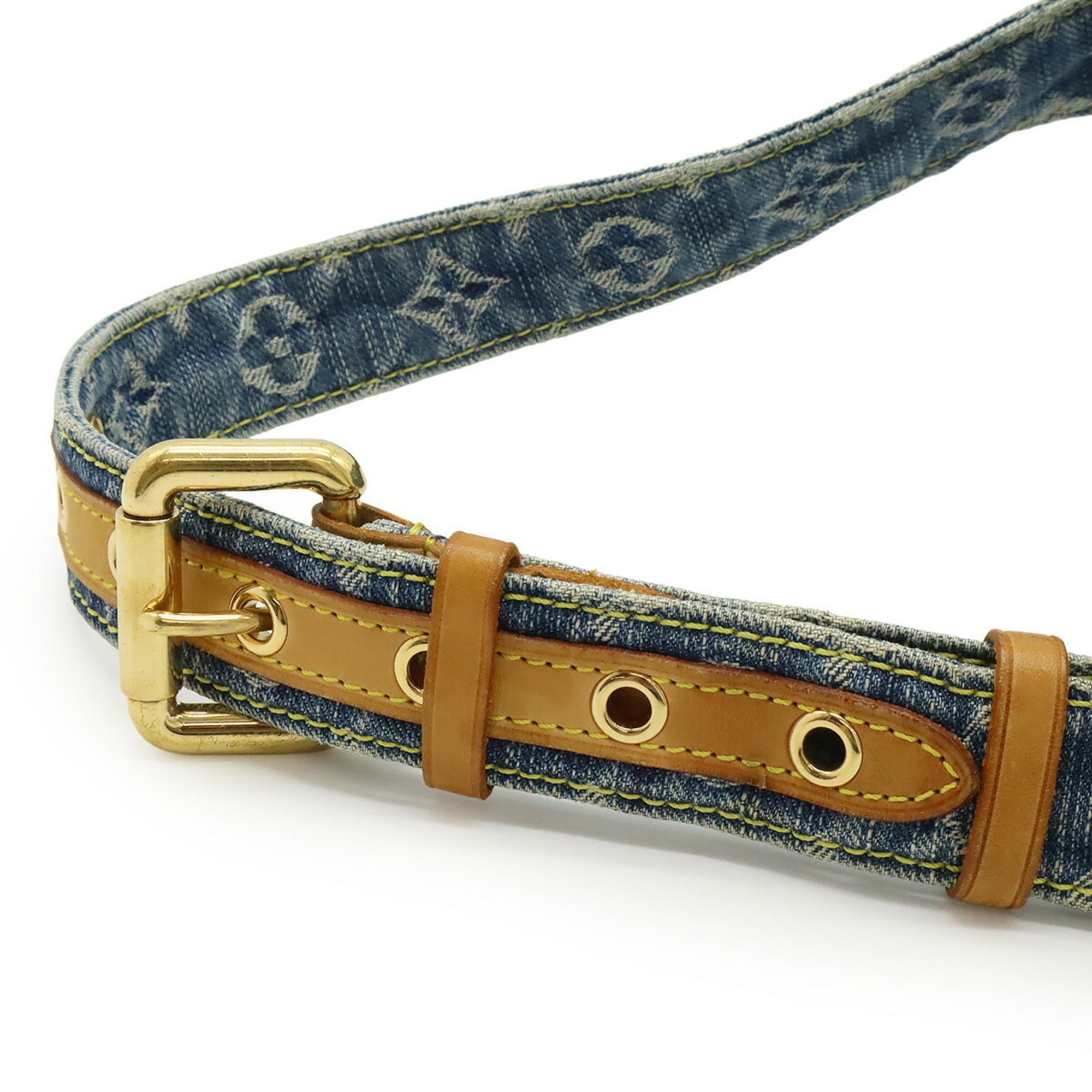 Louis Vuitton Blue Monogram Denim Fanny Pack Sling Bag (Pre-Owned)