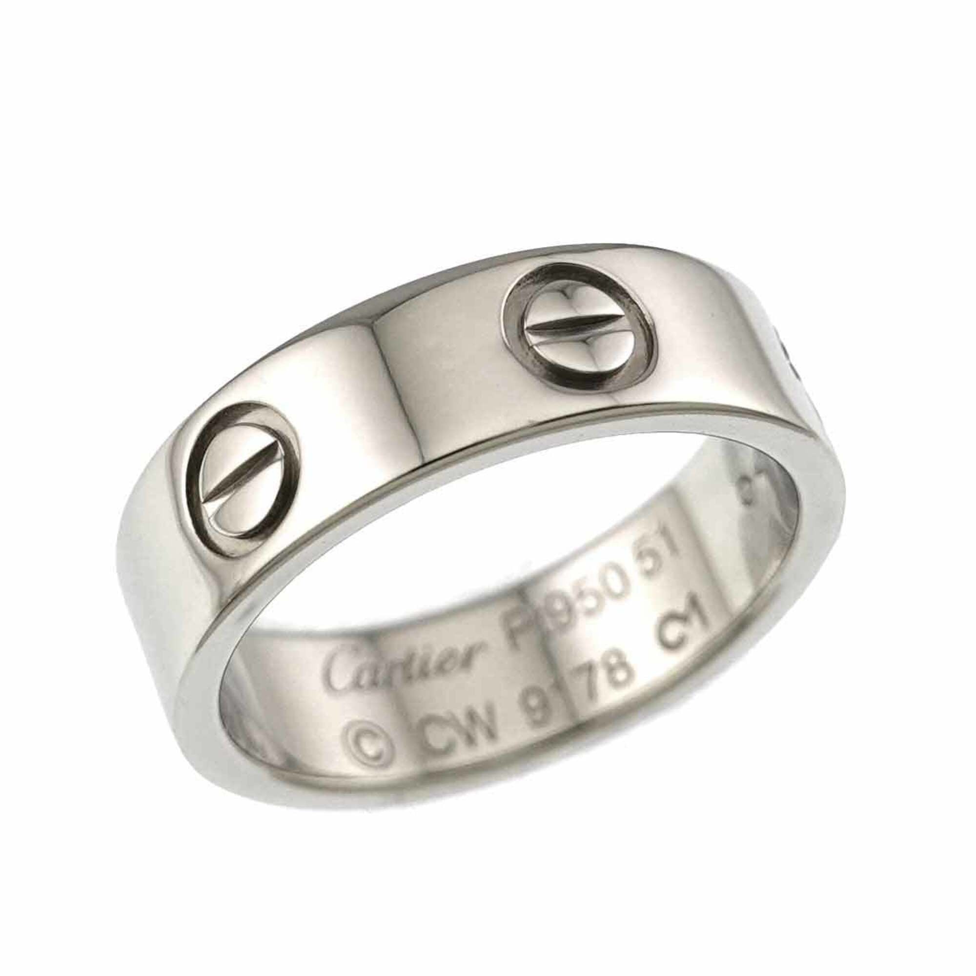 Cartier Platinum 950 Band Ring (Pre-Owned)